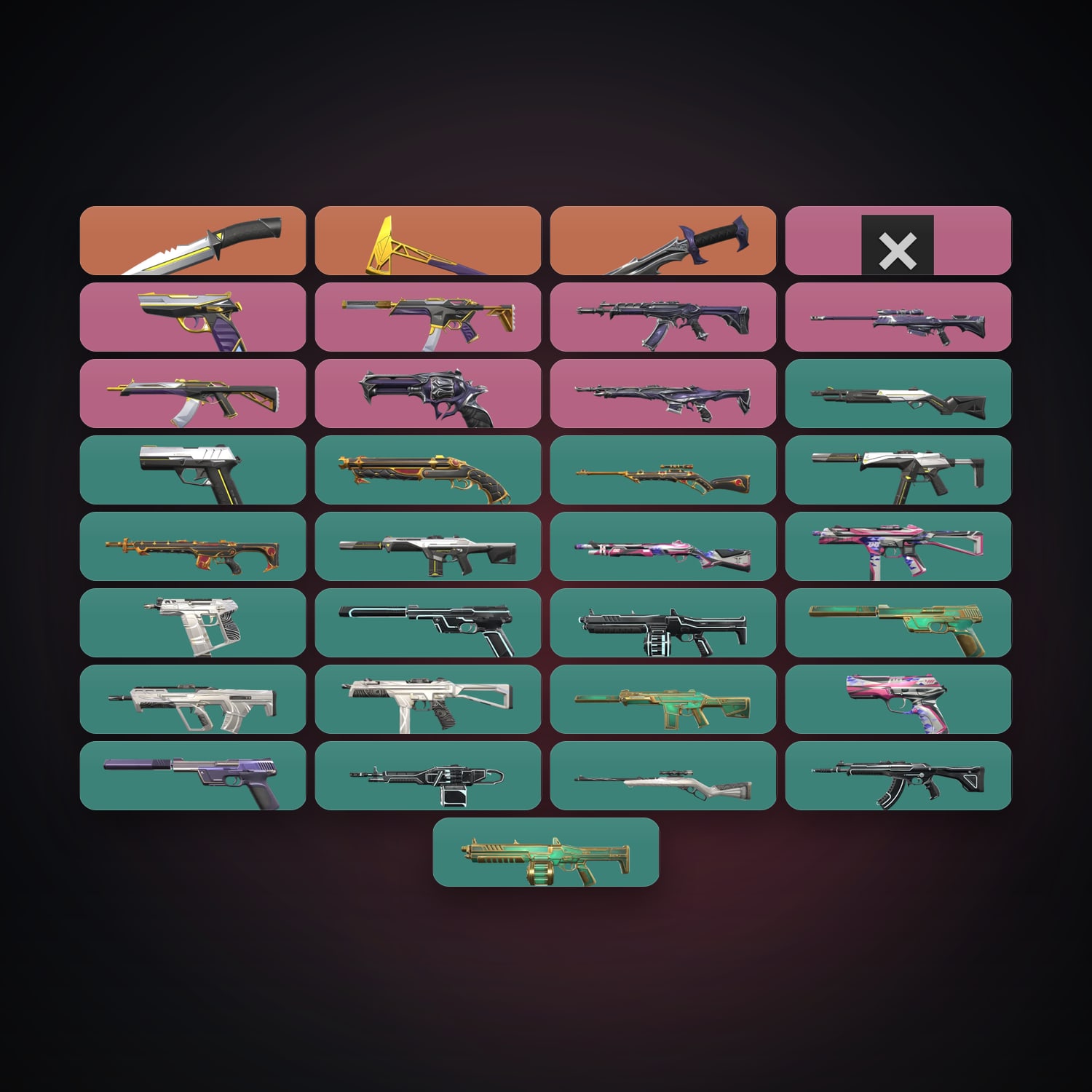 EU Plat 2 locker — 3 knives, 33 skins, lvl 41 — HabibiAccounts