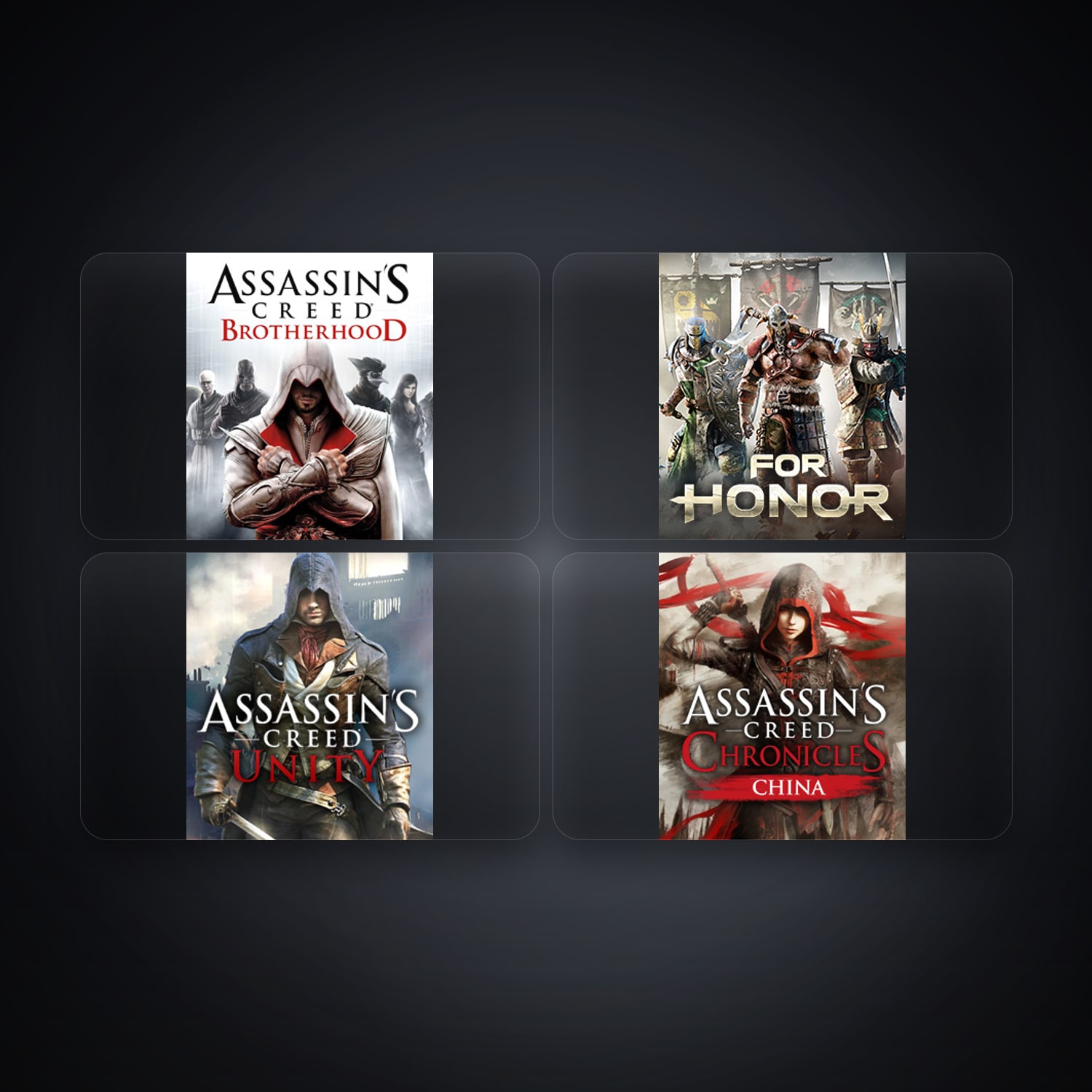 Ubisoft Assassin's Creed Brotherhood + For Honor — TR — 5 games — HabibiAccounts