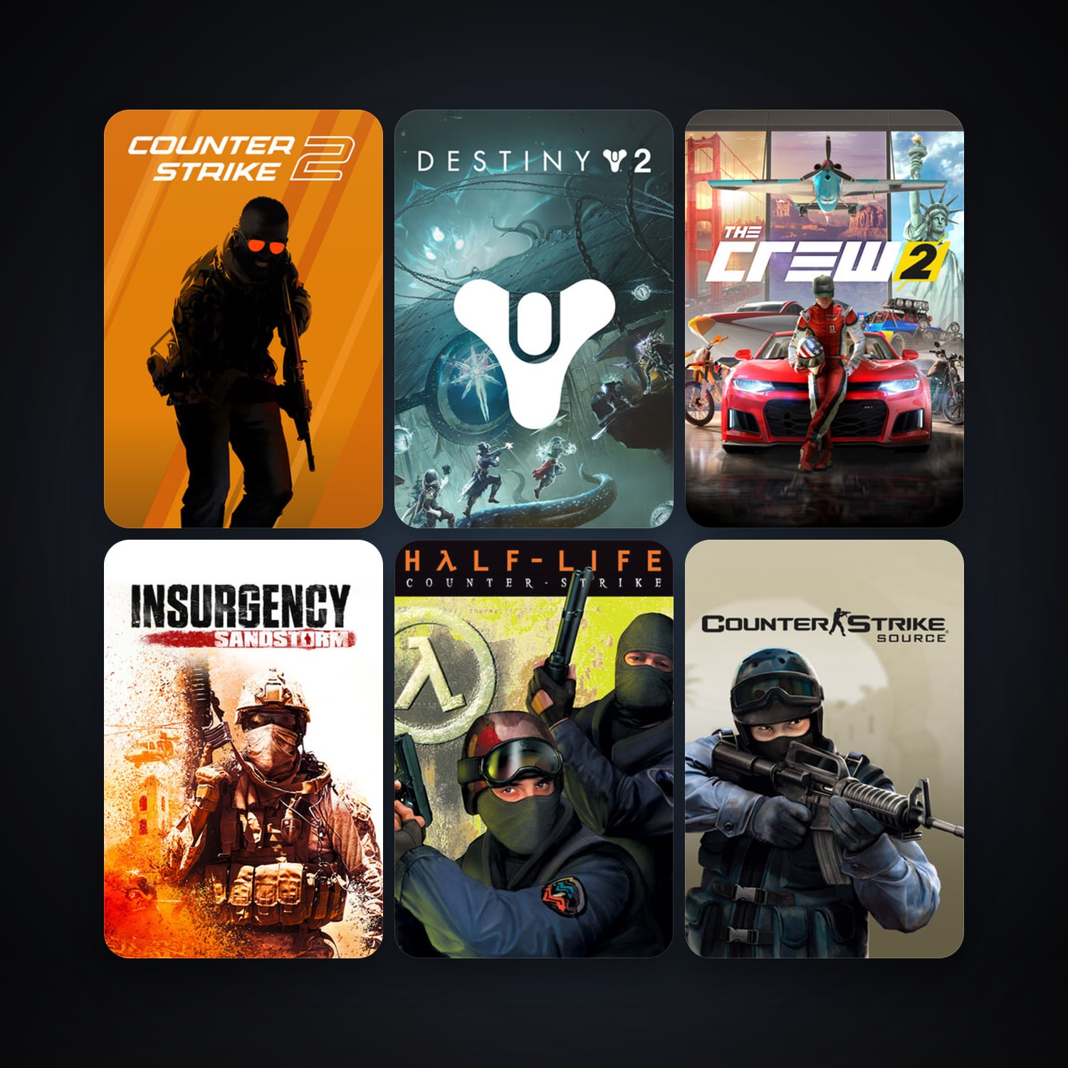 Counter-Strike + Counter-Strike: Source, 39 games, Steam 15, clean — HabibiAccounts