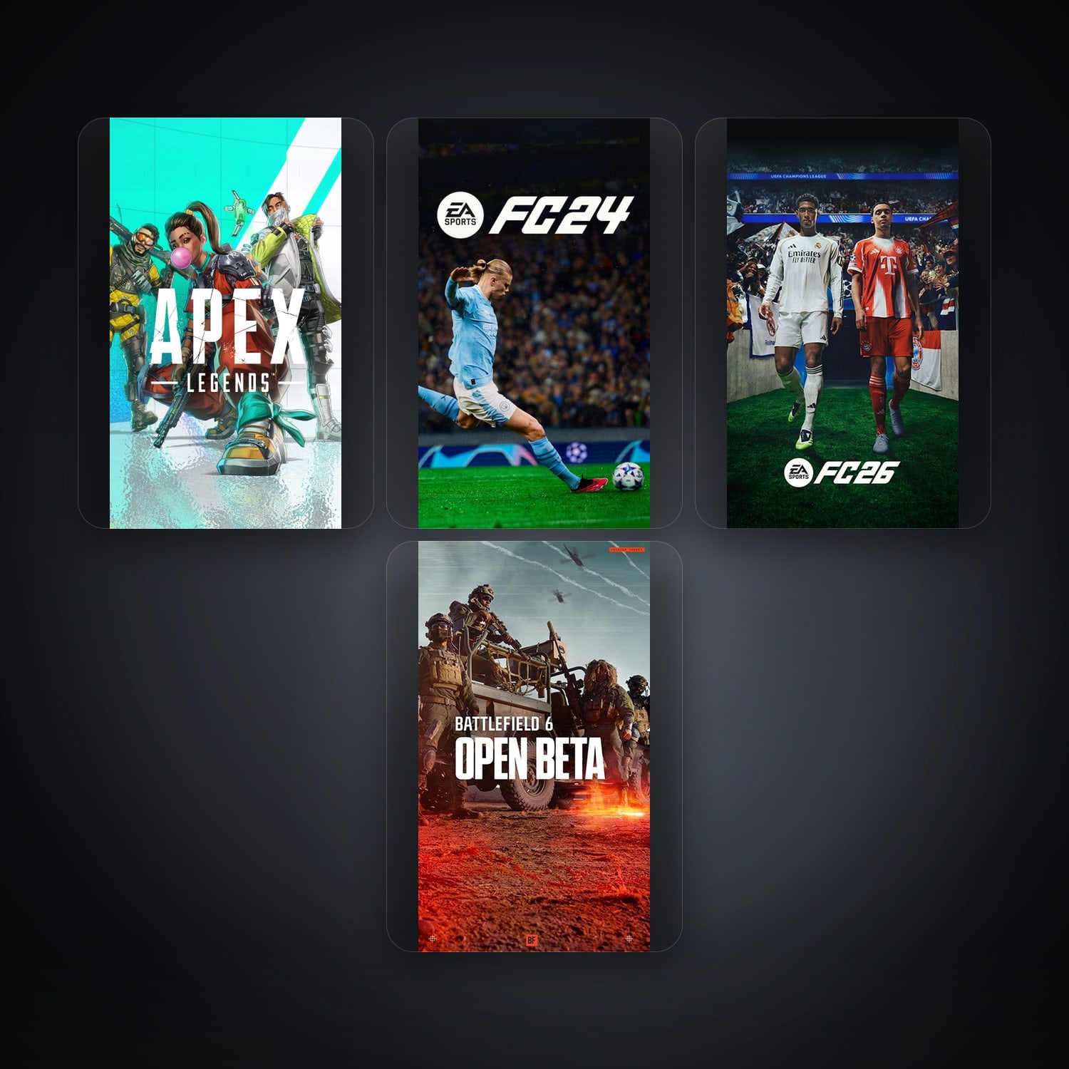 EA Apex Legends + Battlefield V — TR — 9 games — HabibiAccounts