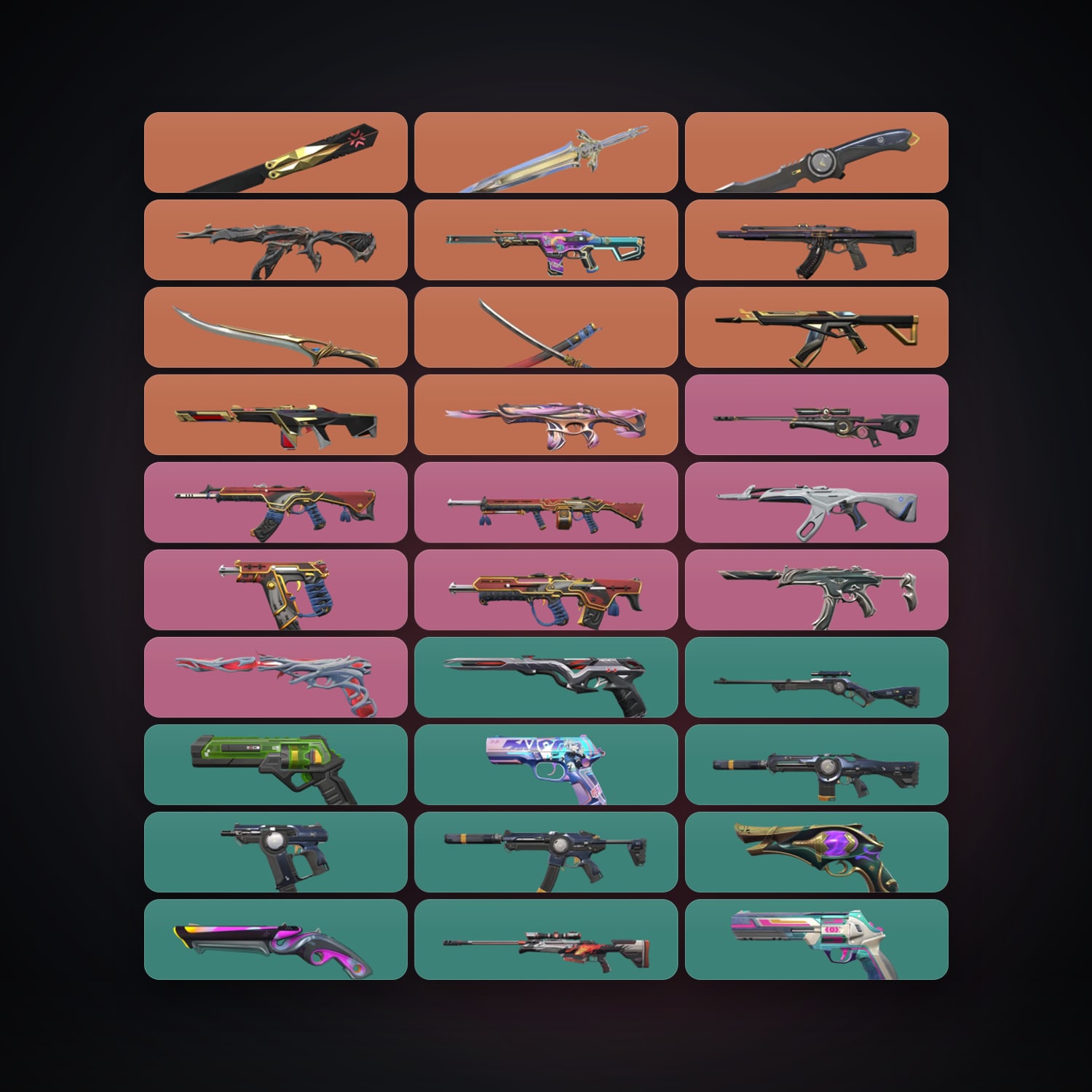 AP Silver 2 locker — 5 knives, 39 skins, lvl 224 — HabibiAccounts