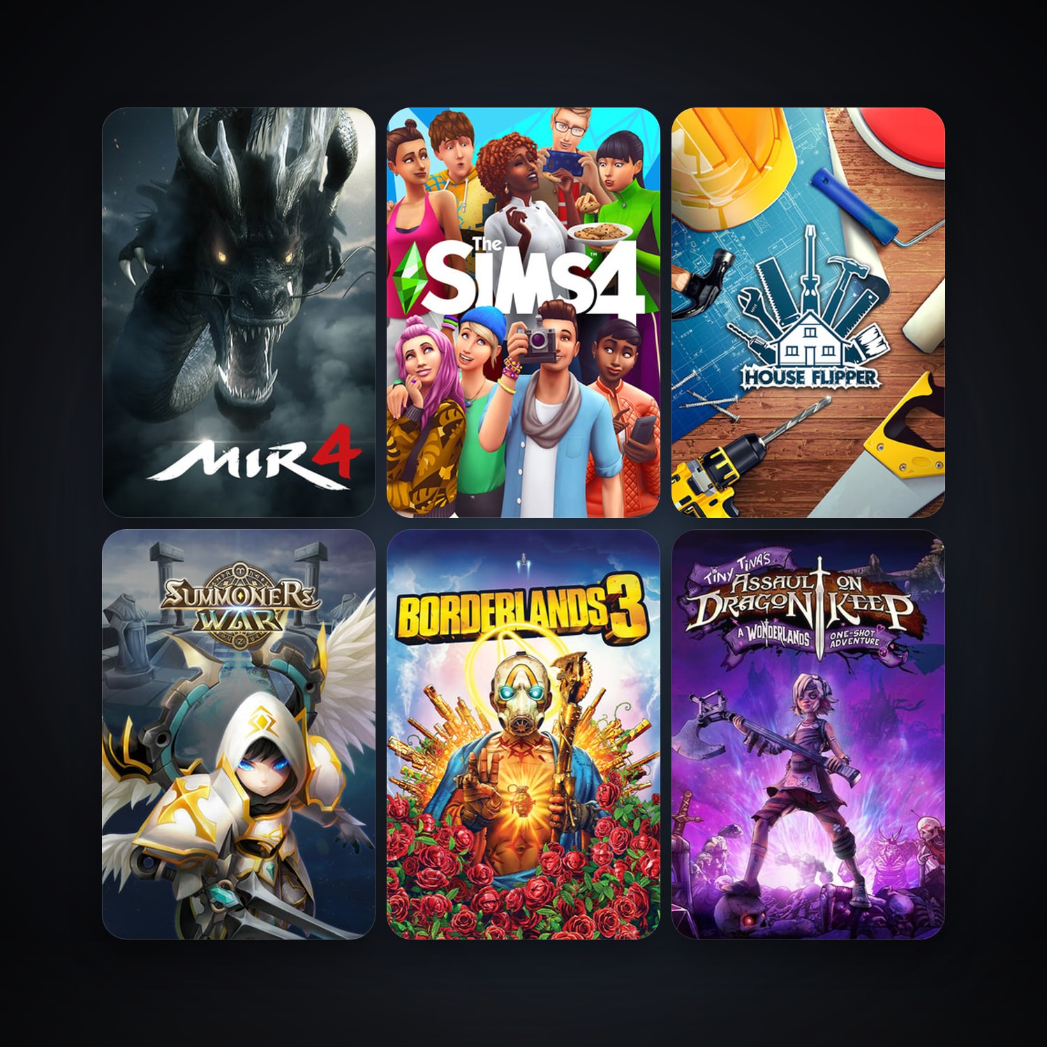 Borderlands 3 + Yu-Gi-Oh! Duel Links, 21 games, clean — HabibiAccounts