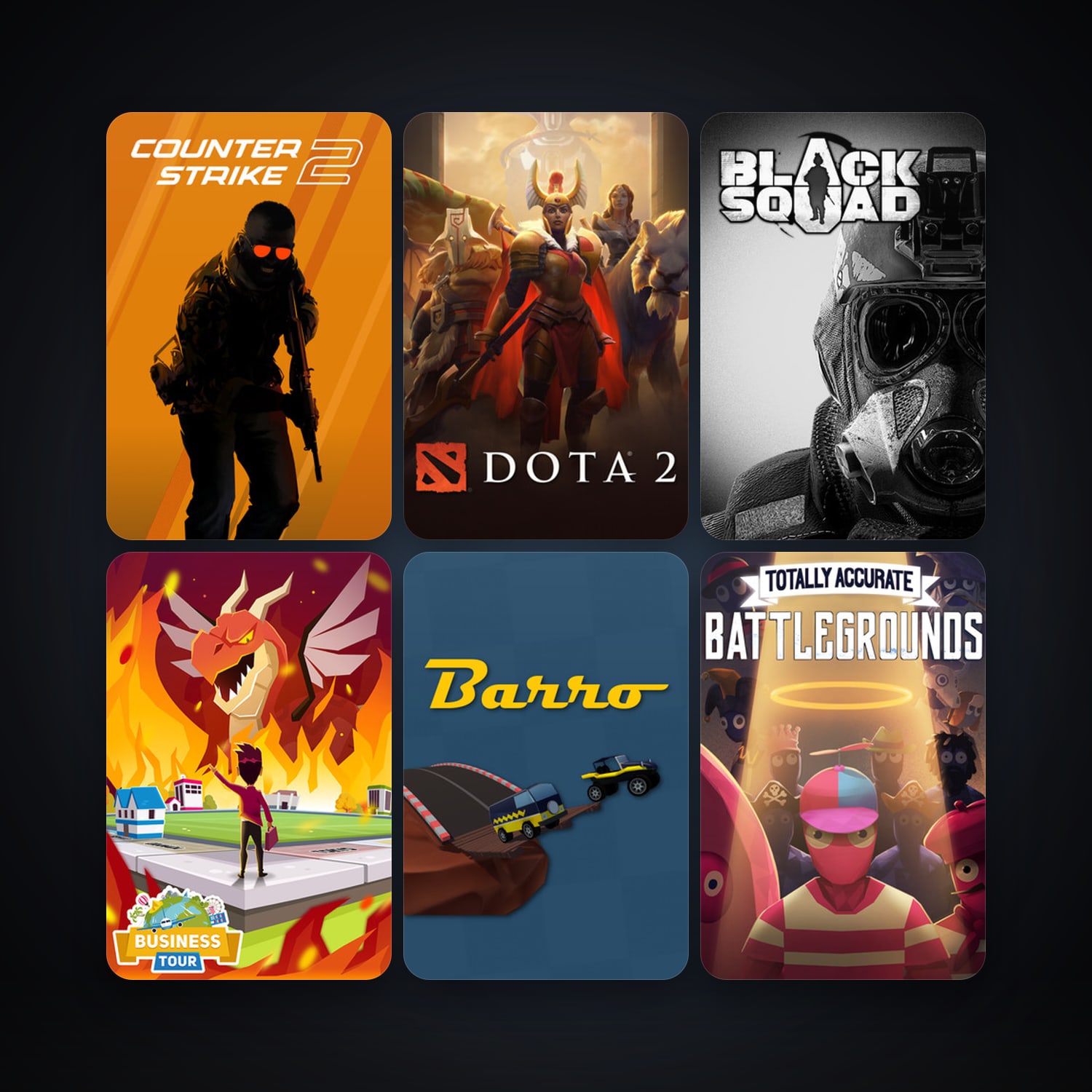Dota 2 + CS2 Prime, 10 games, Steam 23, clean — HabibiAccounts