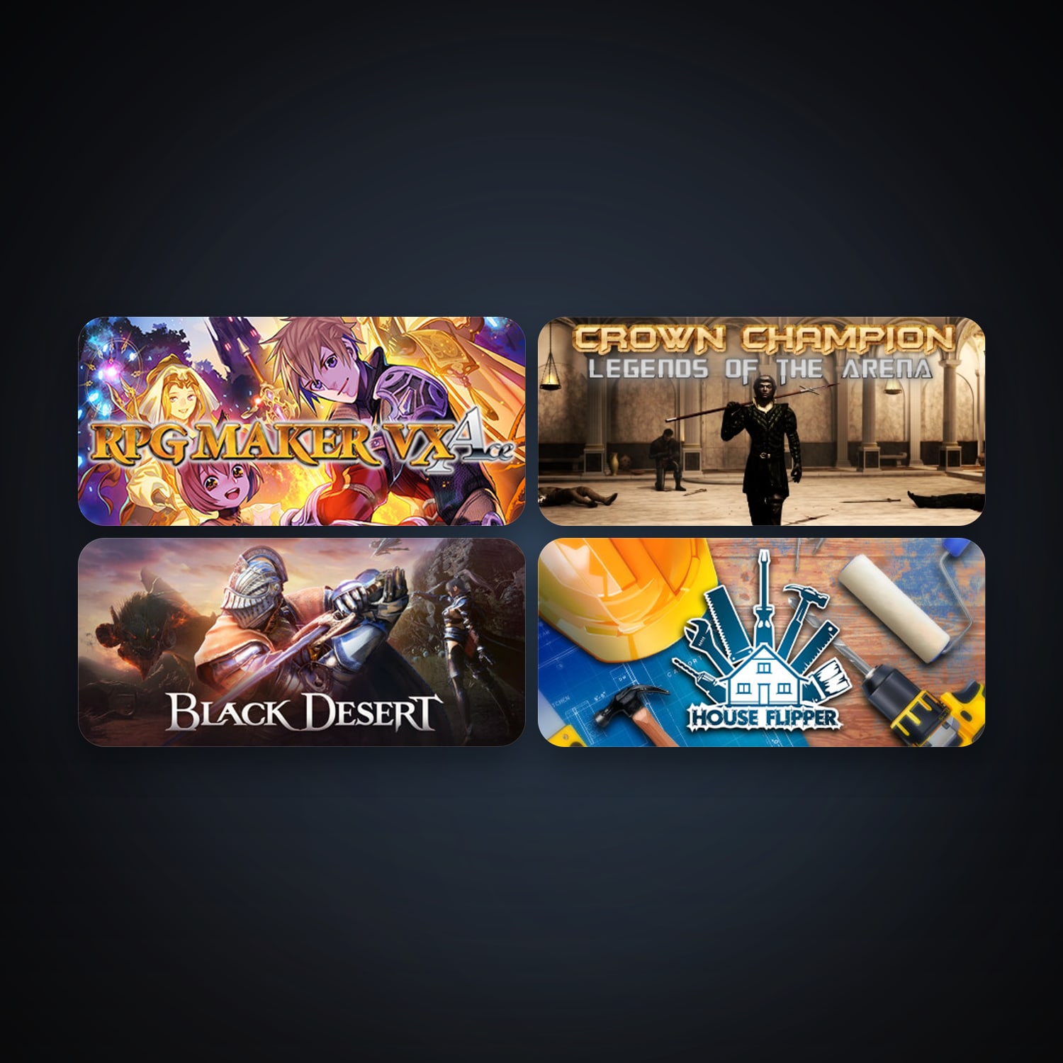 RPG Maker VX Ace + Crown Champion: Legends of the Arena, 10 games, clean — HabibiAccounts