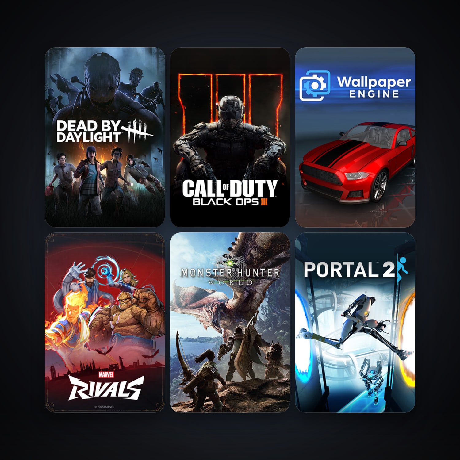 Portal 2 + Tabletop Simulator, 13 games, clean — HabibiAccounts