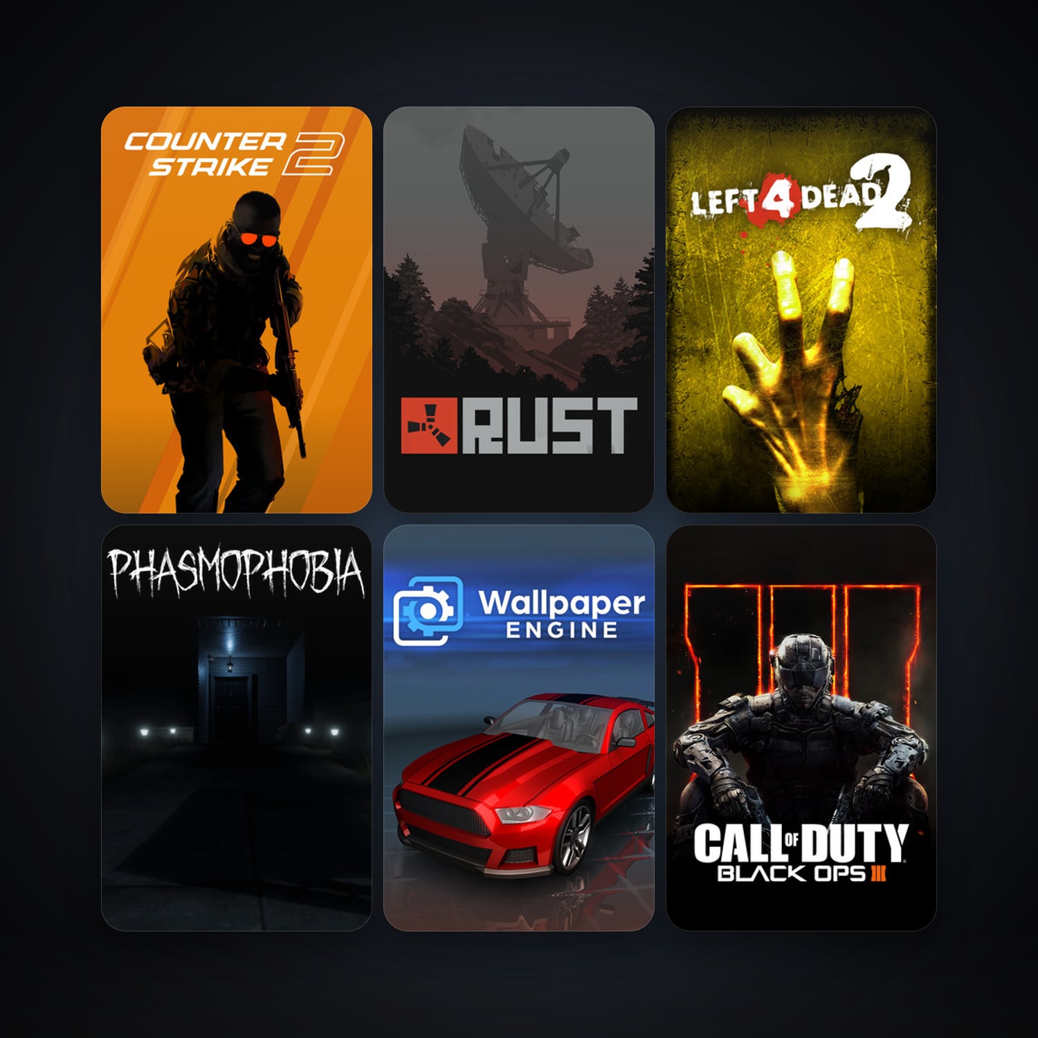 Left 4 Dead 2 + CS2 Prime, 32 games, clean — HabibiAccounts