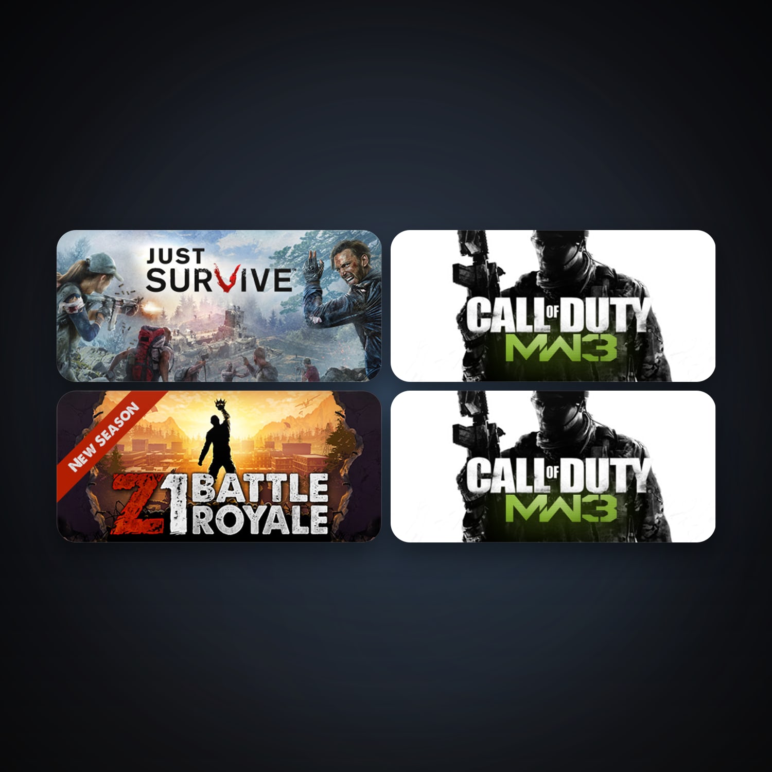Call of Duty: Modern Warfare 3 (2011) + Call of Duty: Modern Warfare 3 - Multiplayer, 8 games, clean — HabibiAccounts