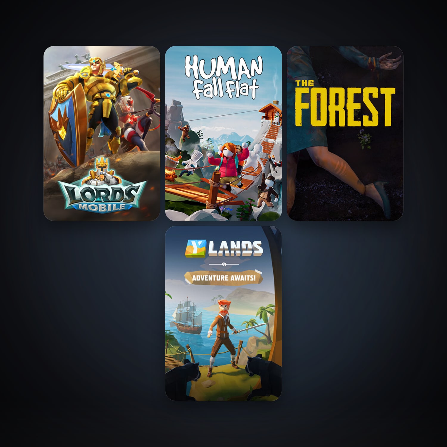 The Forest + Ylands, 7 games, clean — HabibiAccounts