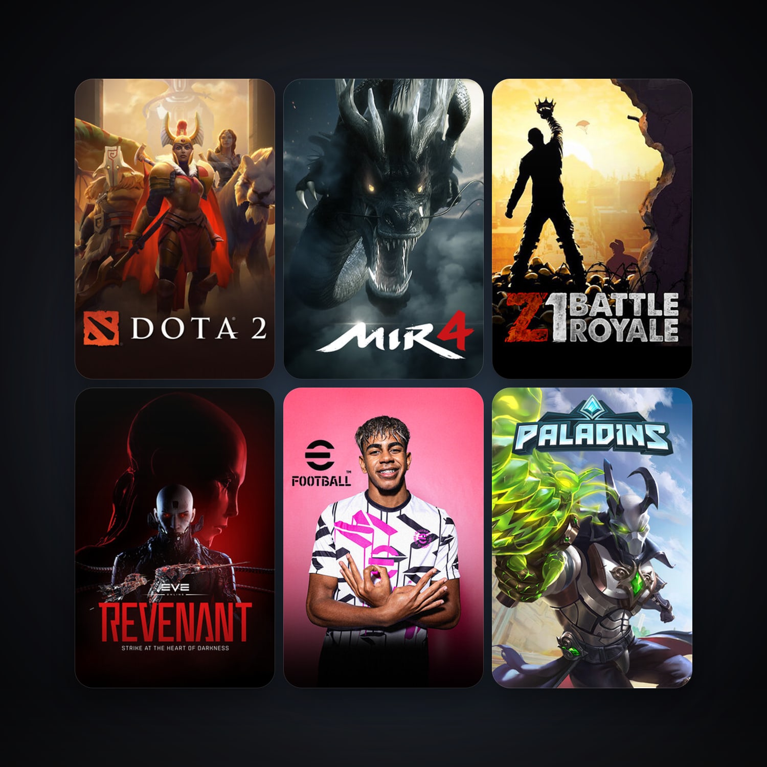Dota 2 + EVE Online, 18 games, clean — HabibiAccounts