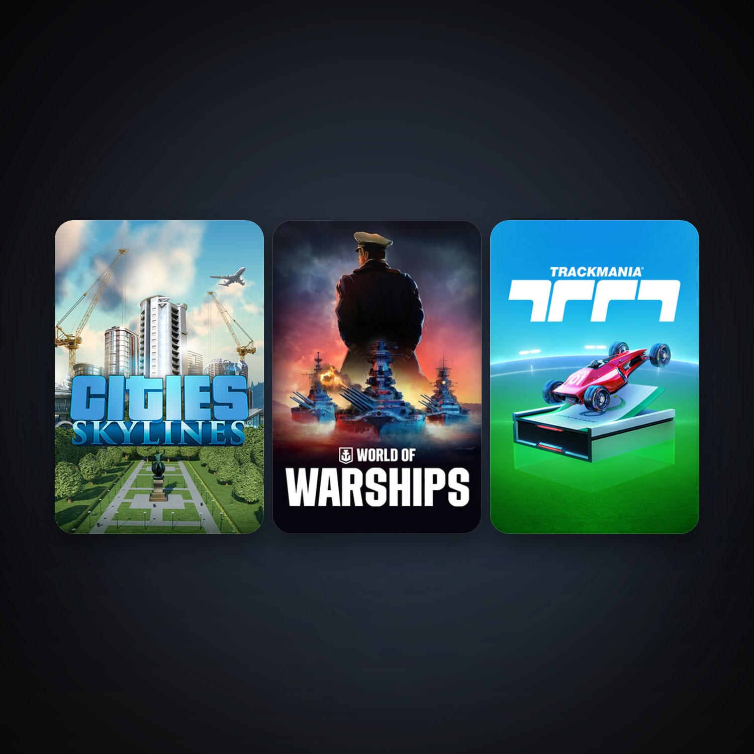 Cities: Skylines + World of Warships, 7 games, clean — HabibiAccounts