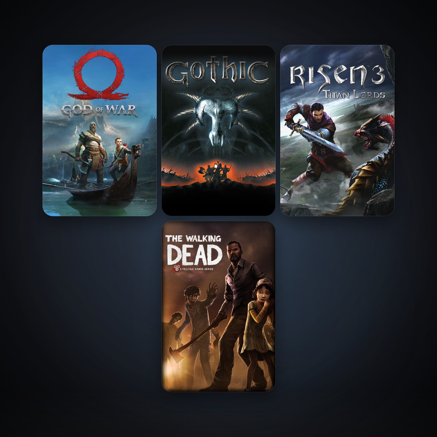 Gothic II: Gold Edition + Gothic 1, 6 games, clean — HabibiAccounts