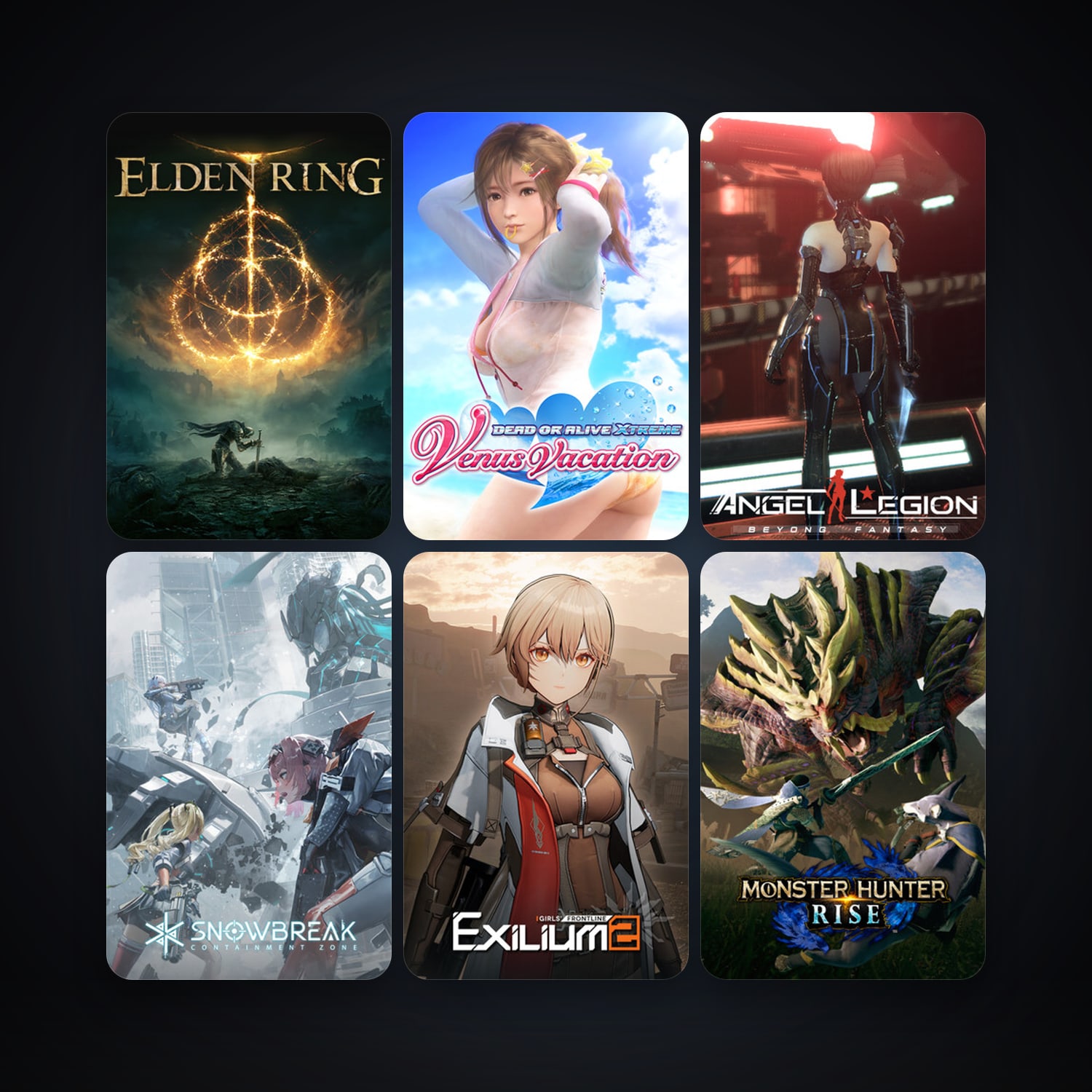 DEAD OR ALIVE Xtreme Venus Vacation + ELDEN RING, 32 games, clean — HabibiAccounts