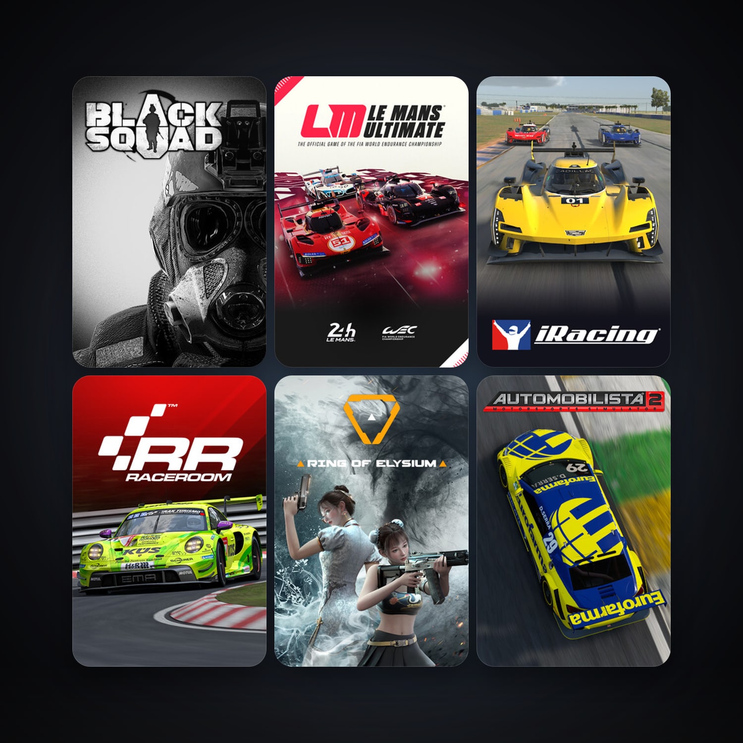 Call of Duty 4: Modern Warfare + RaceRoom Racing Experience, 7 games, clean — HabibiAccounts