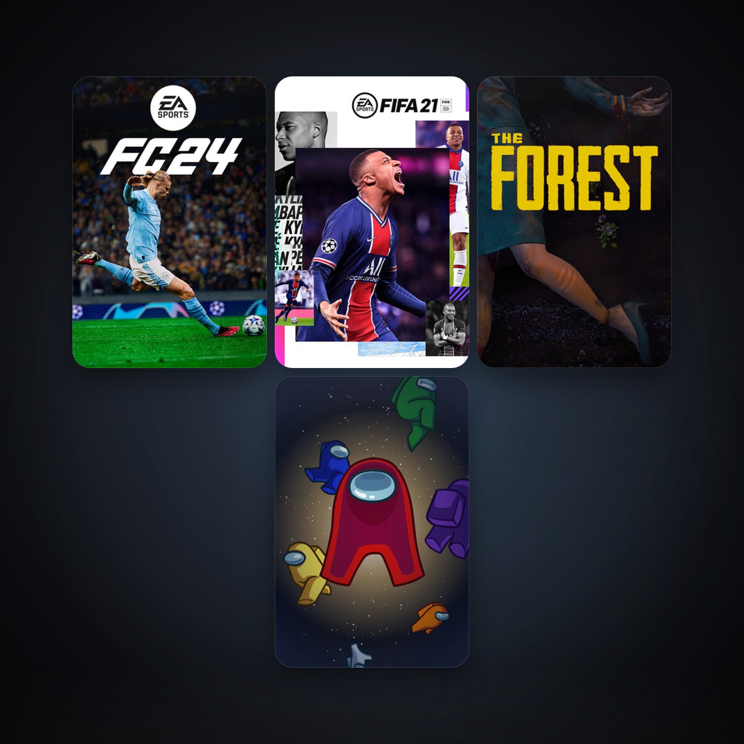 Free CS2 (No Prime) + The Forest, 9 games, clean — HabibiAccounts