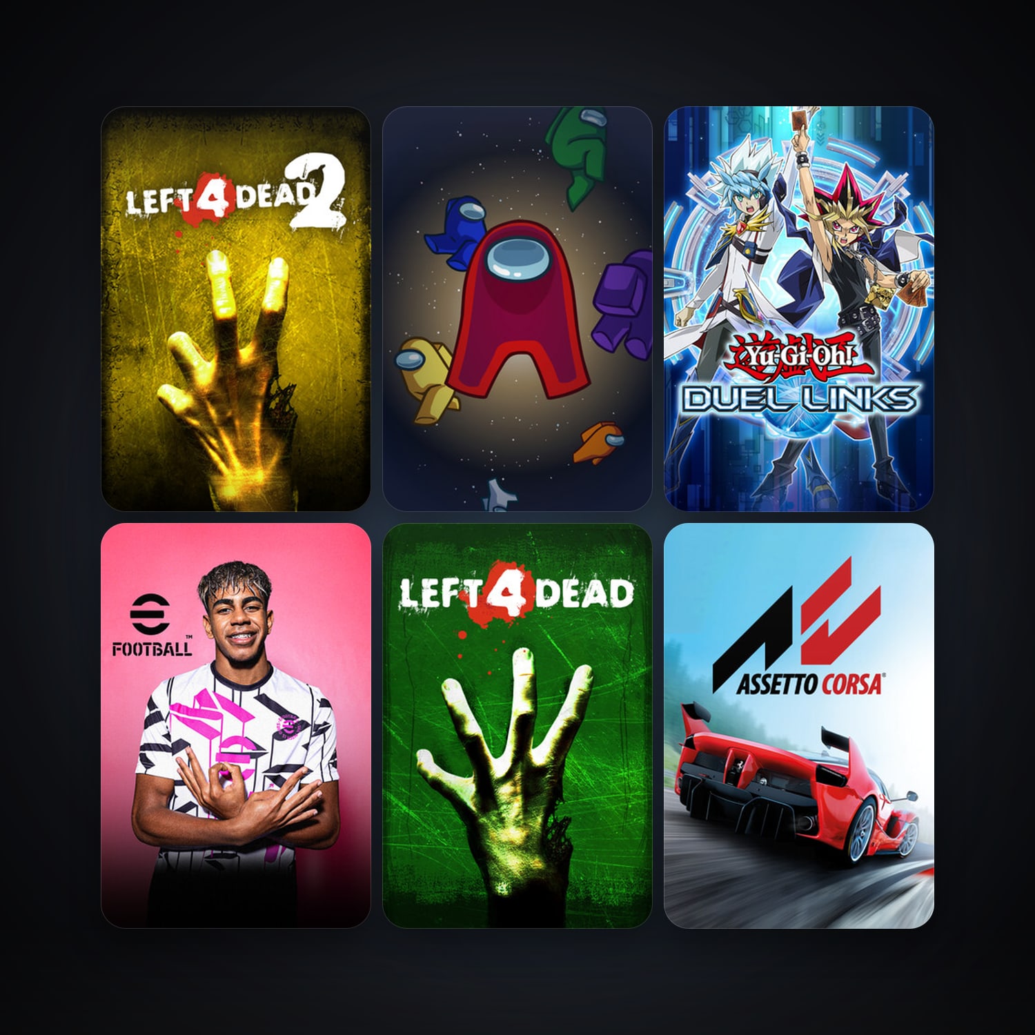 Left 4 Dead + Left 4 Dead 2, 11 games, clean — HabibiAccounts