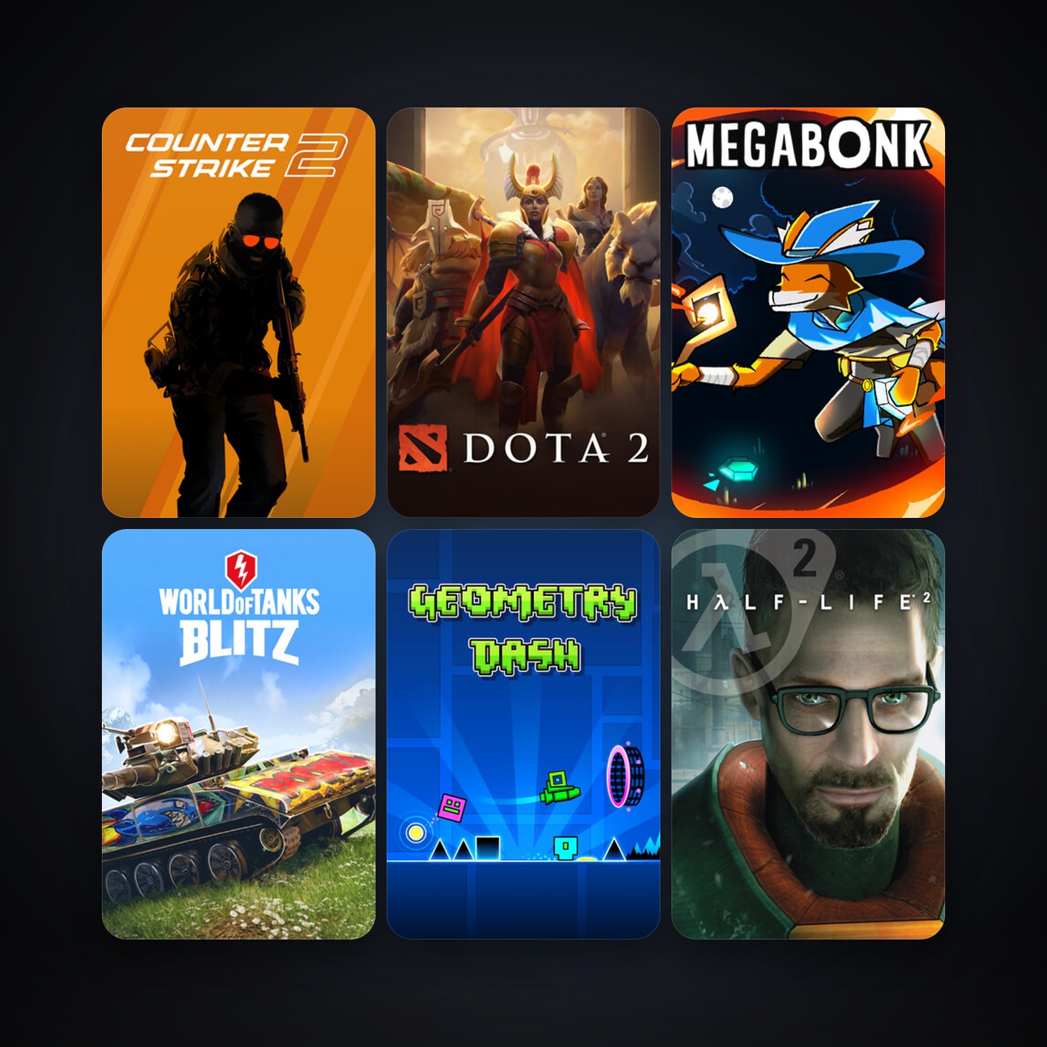 Half-Life 2 + Dota 2, 21 games, Steam 10, clean — HabibiAccounts