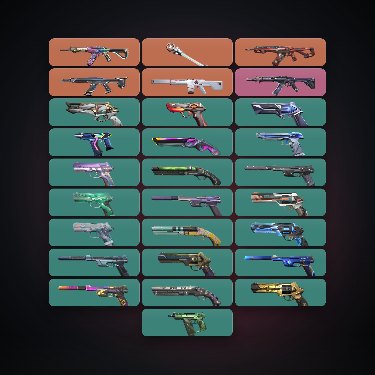 LA Bronze 2 locker — 1 knives, 28 skins, lvl 355 — HabibiAccounts