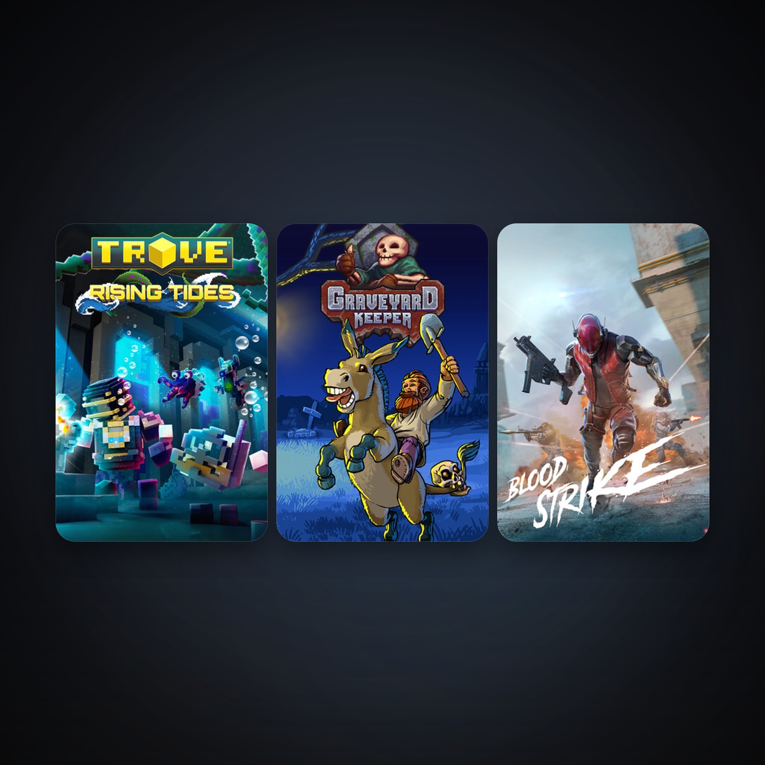 Trove + Graveyard Keeper, 5 games, clean — HabibiAccounts