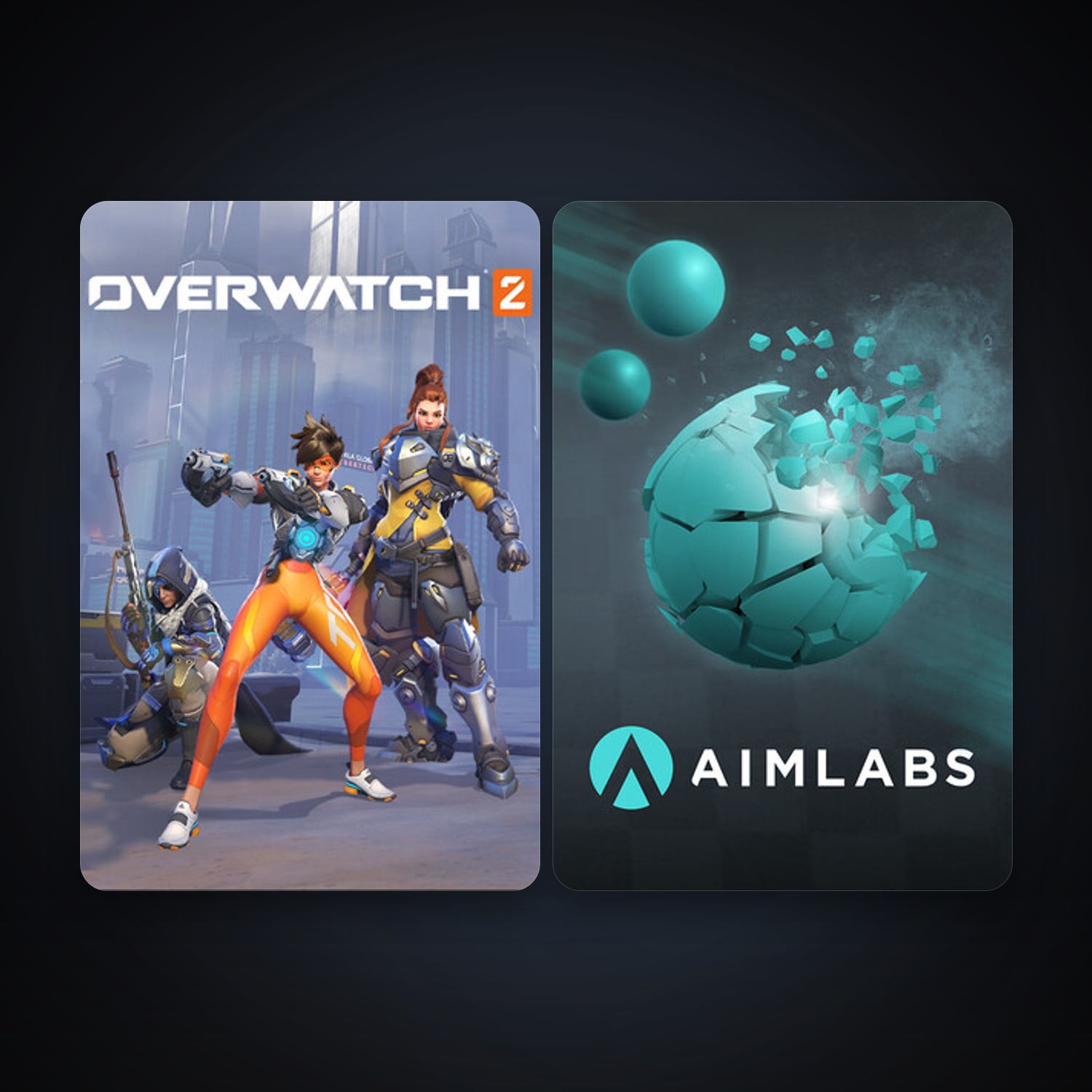 Aimlabs + Overwatch 2, 2 games, clean — HabibiAccounts