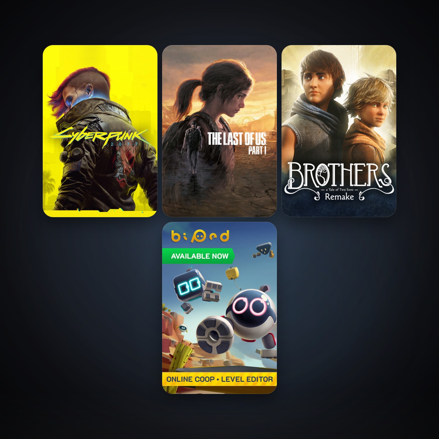Biped + Cyberpunk 2077, 11 games, clean — HabibiAccounts