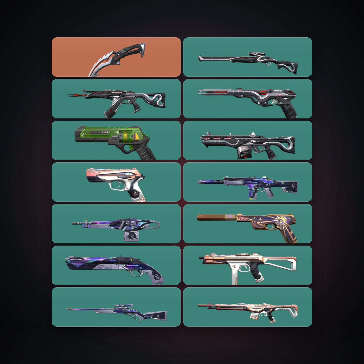 EU Silver 1 locker — 1 knives, 14 skins, lvl 81 — HabibiAccounts