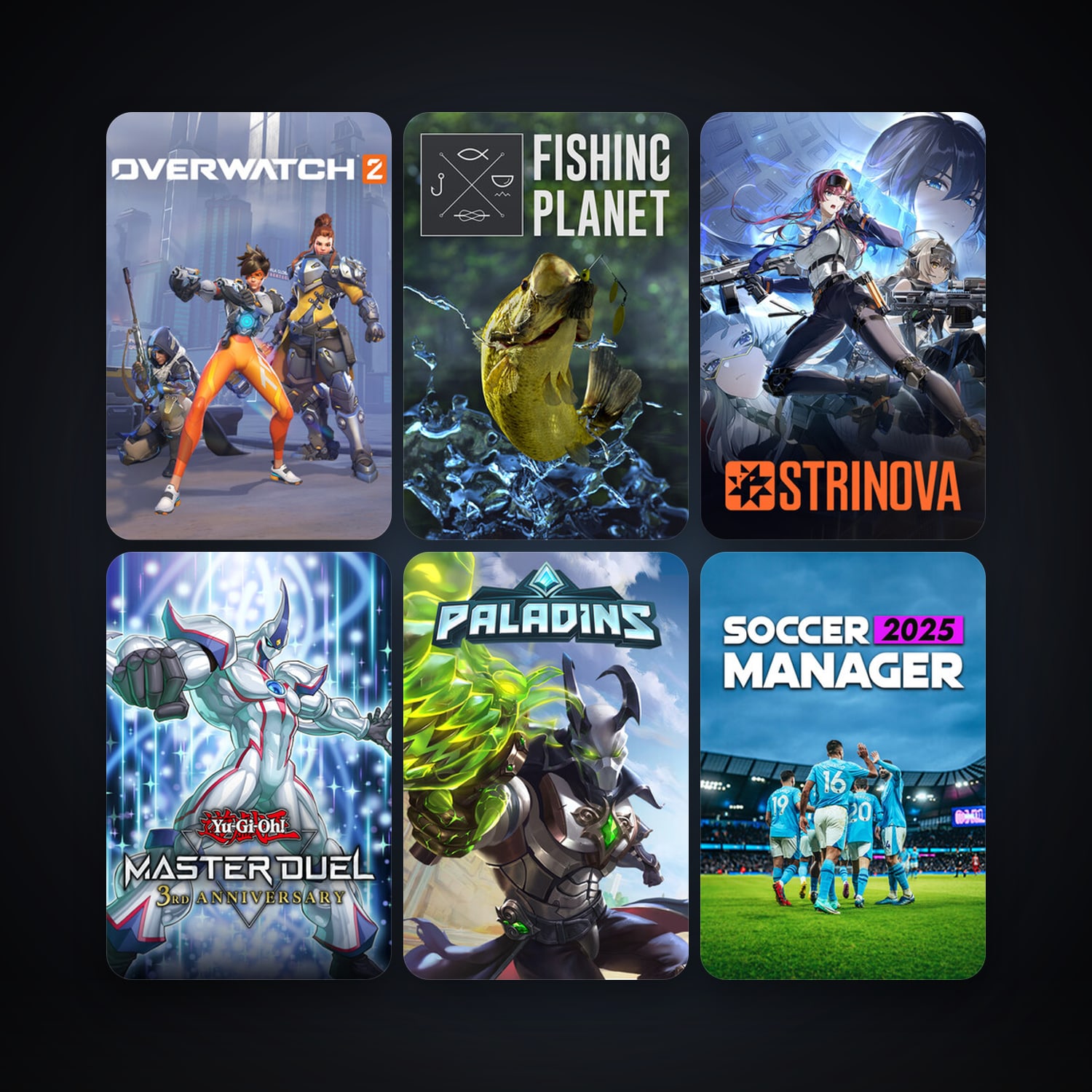 Fishing Planet + Paladins, 19 games, clean — HabibiAccounts