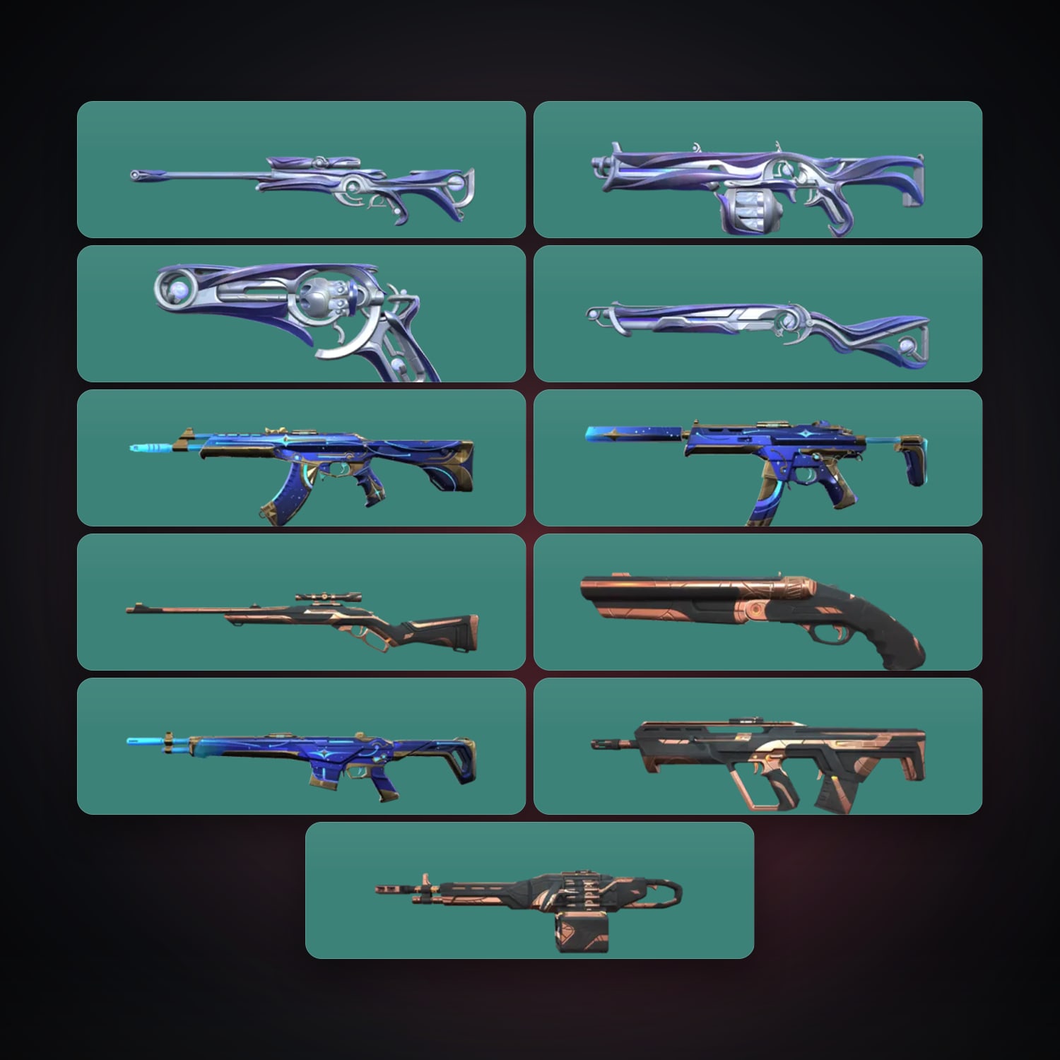 NA Silver 1 locker — 11 skins, lvl 50 — HabibiAccounts
