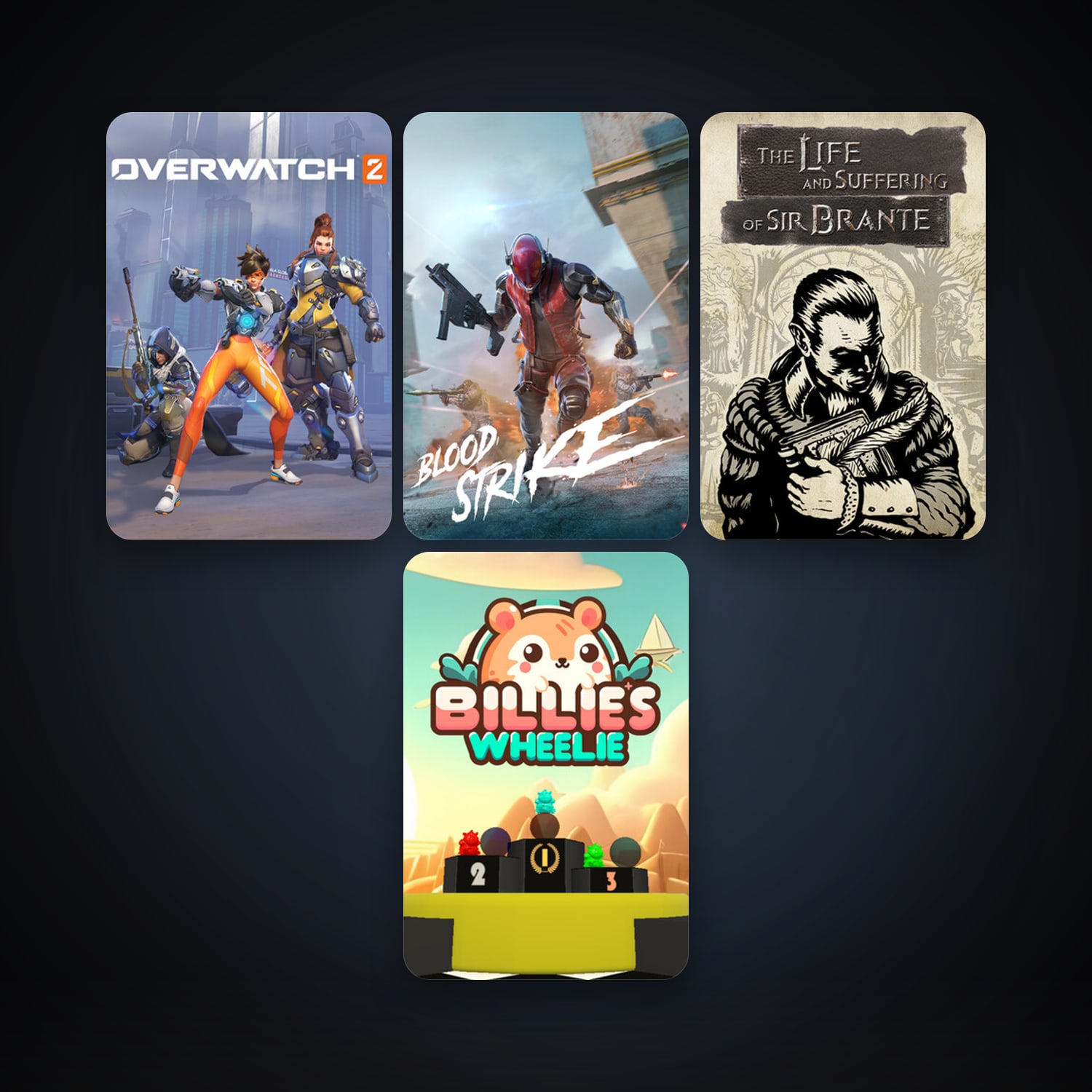 The Life and Suffering of Sir Brante + Overwatch 2, 5 games, clean — HabibiAccounts