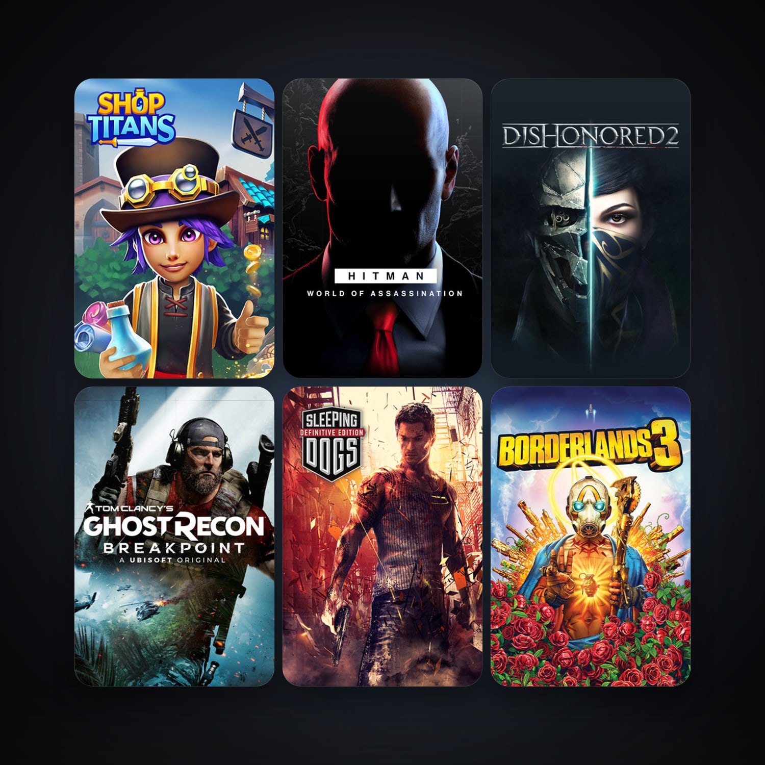 Sleeping Dogs: Definitive Edition + Borderlands 3, 79 games, clean — HabibiAccounts