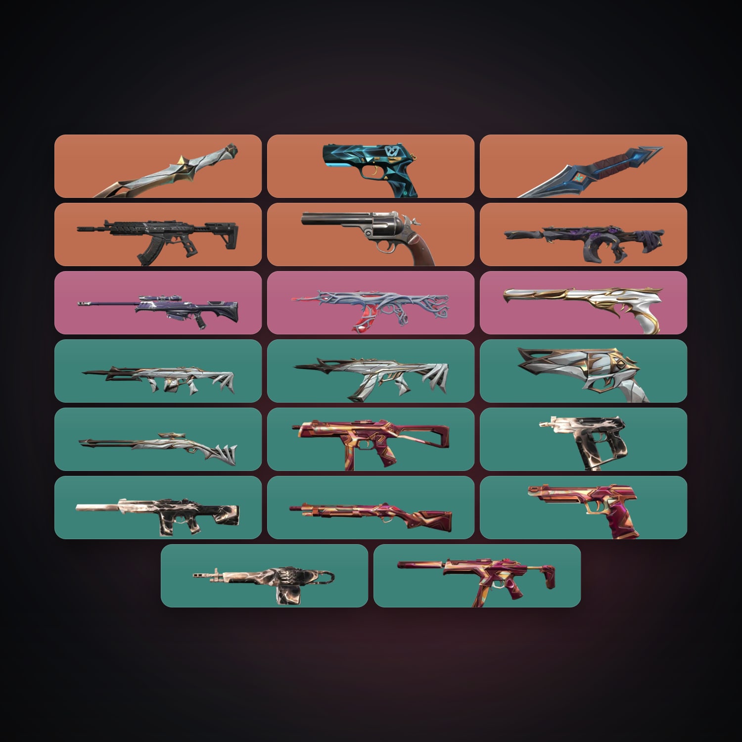 NA Silver 1 locker — 2 knives, 21 skins, lvl 46 — HabibiAccounts