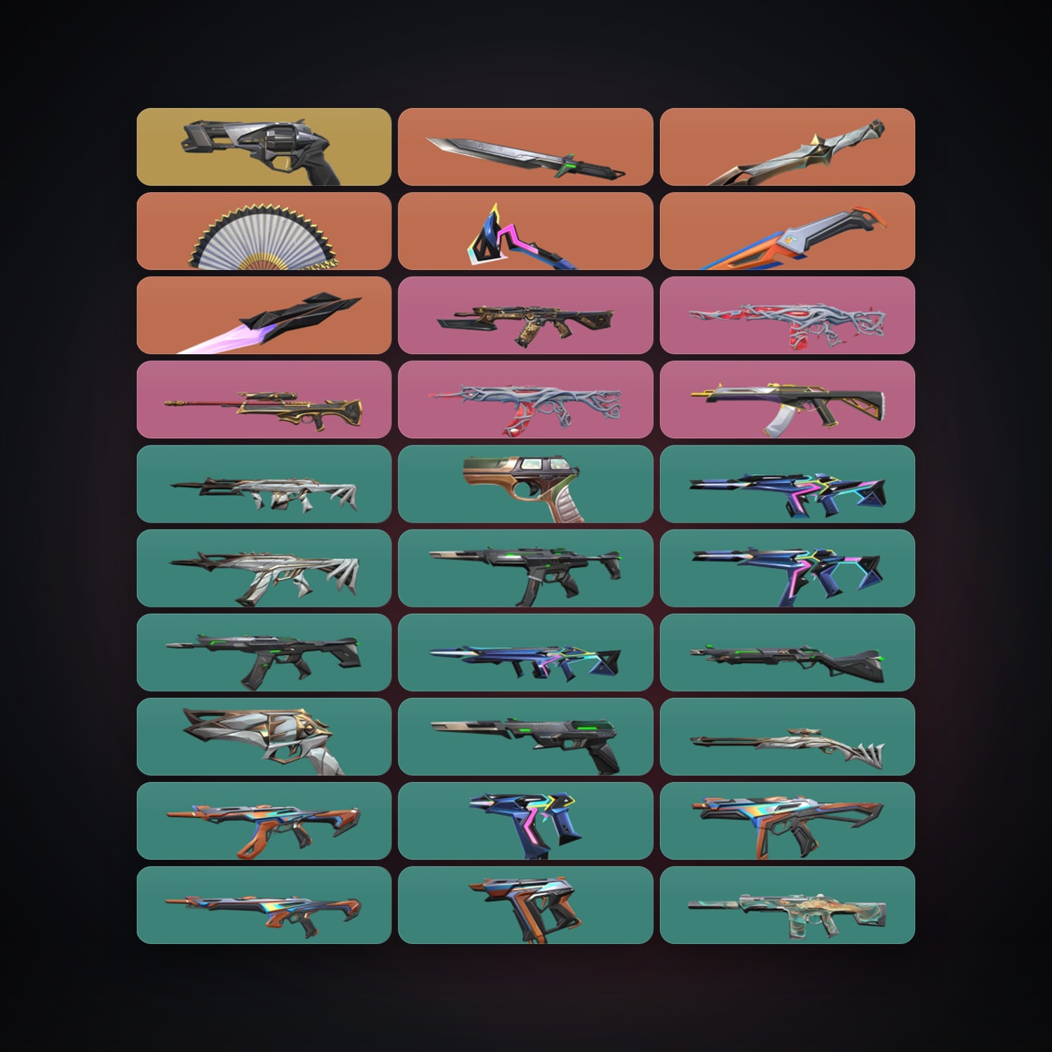 EU Gold 1 locker — 6 knives, 60 skins, lvl 115 — HabibiAccounts