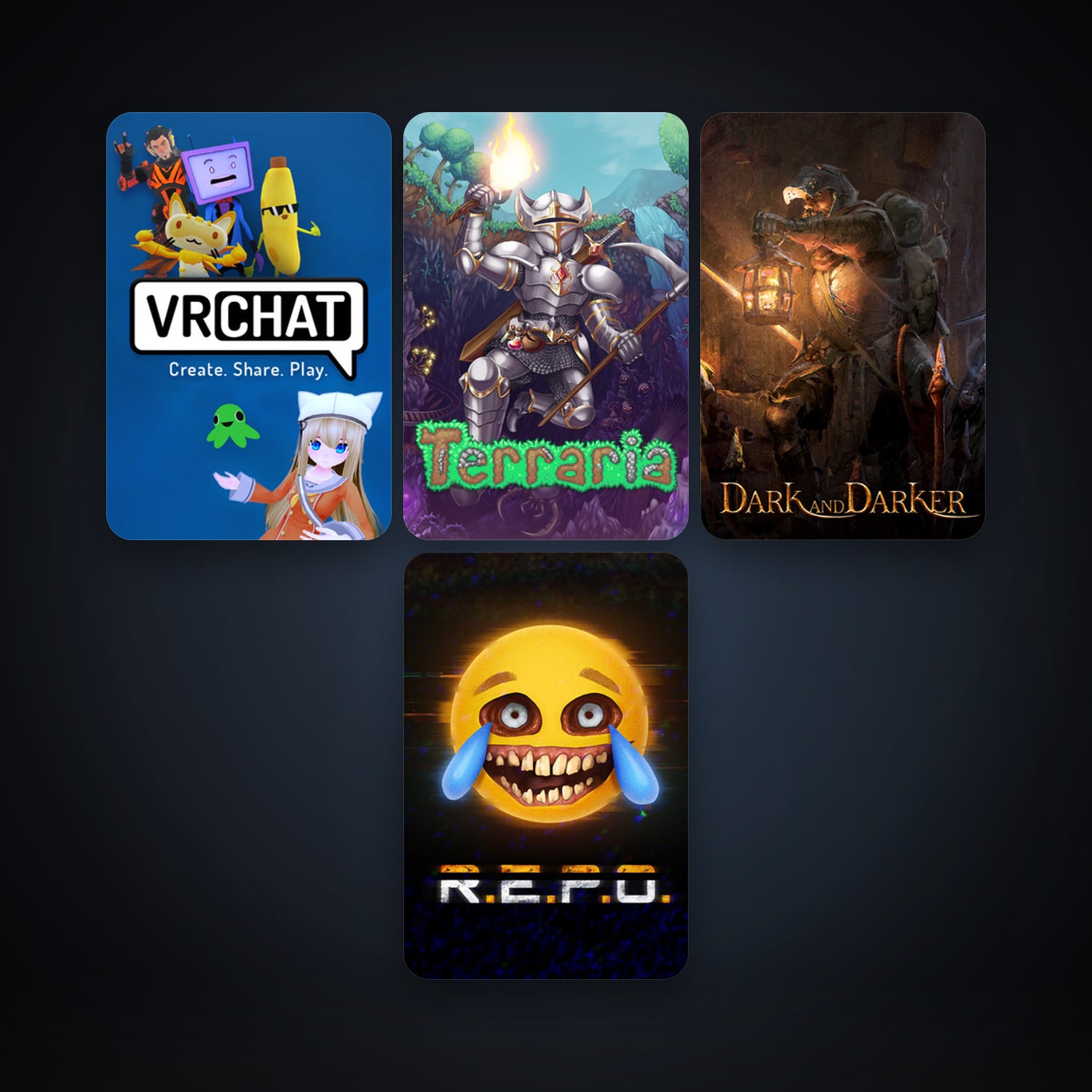 Terraria + VRChat, 20 games, clean — HabibiAccounts