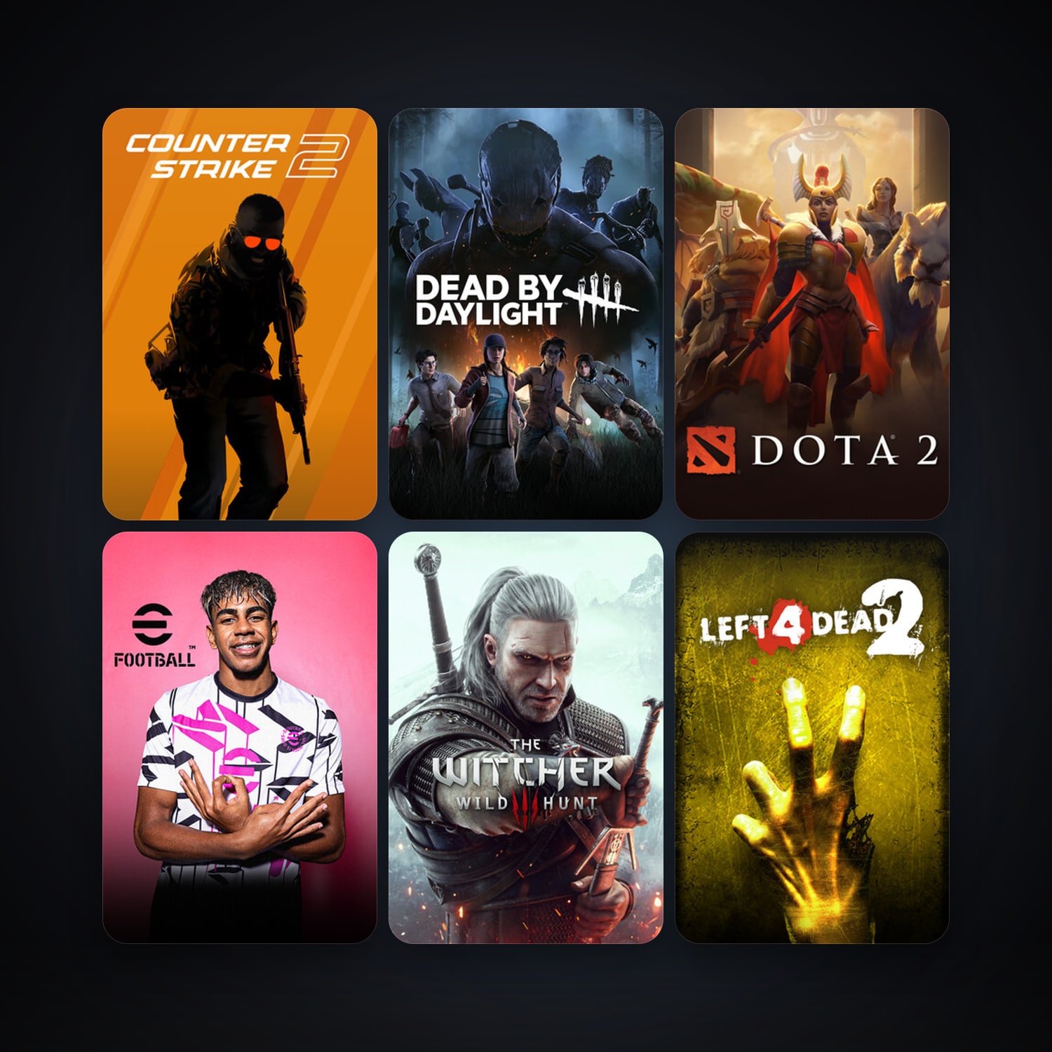 Left 4 Dead 2 + Dota 2, 46 games, Steam 17, clean — HabibiAccounts