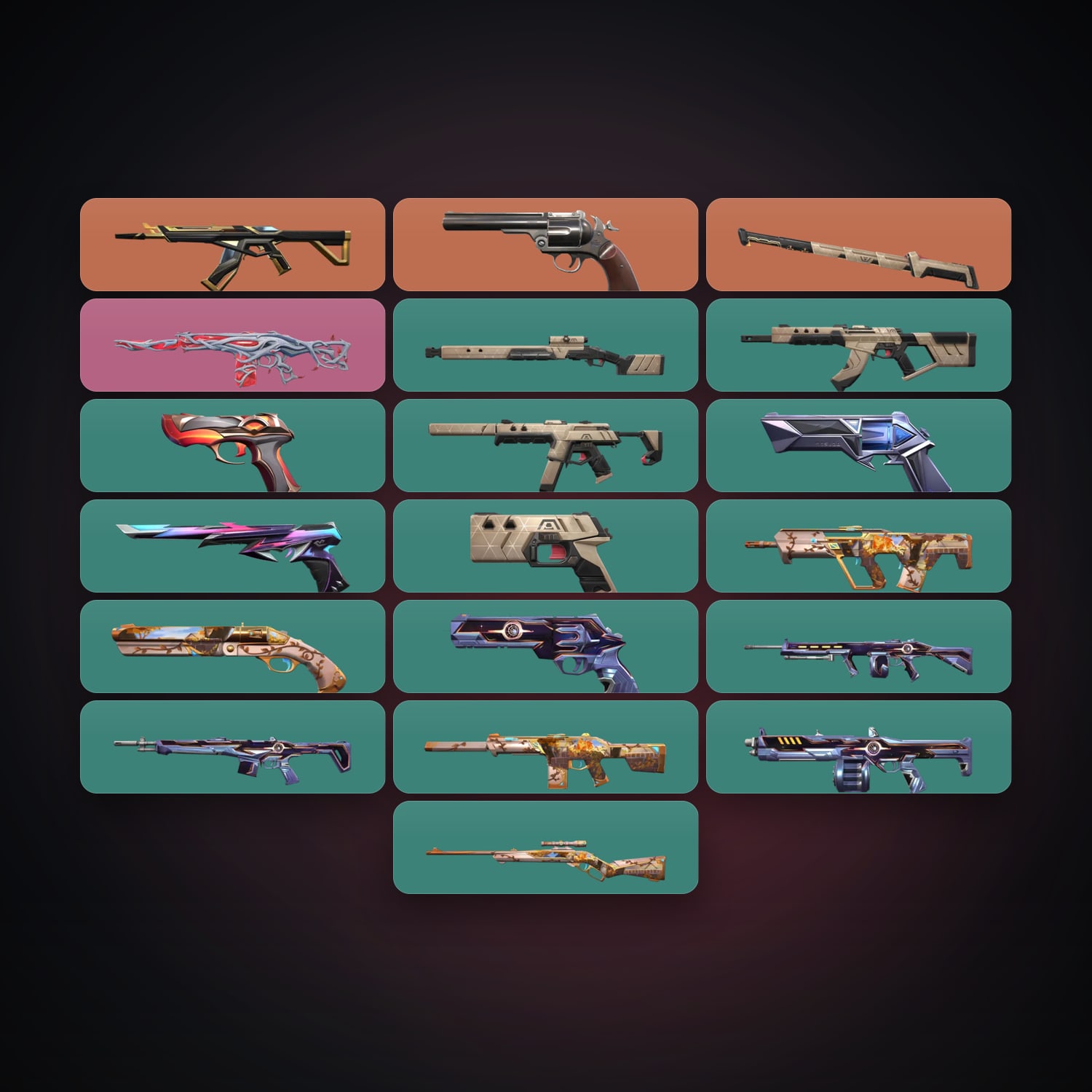 AP Gold 2 locker — 1 knives, 19 skins, lvl 107 — HabibiAccounts