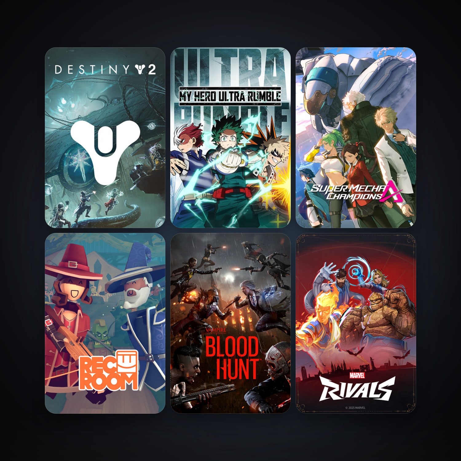 Steam account: Rec Room + Vampire: The Masquerade - Bloodhunt, 17 games, clean — HabibiAccounts
