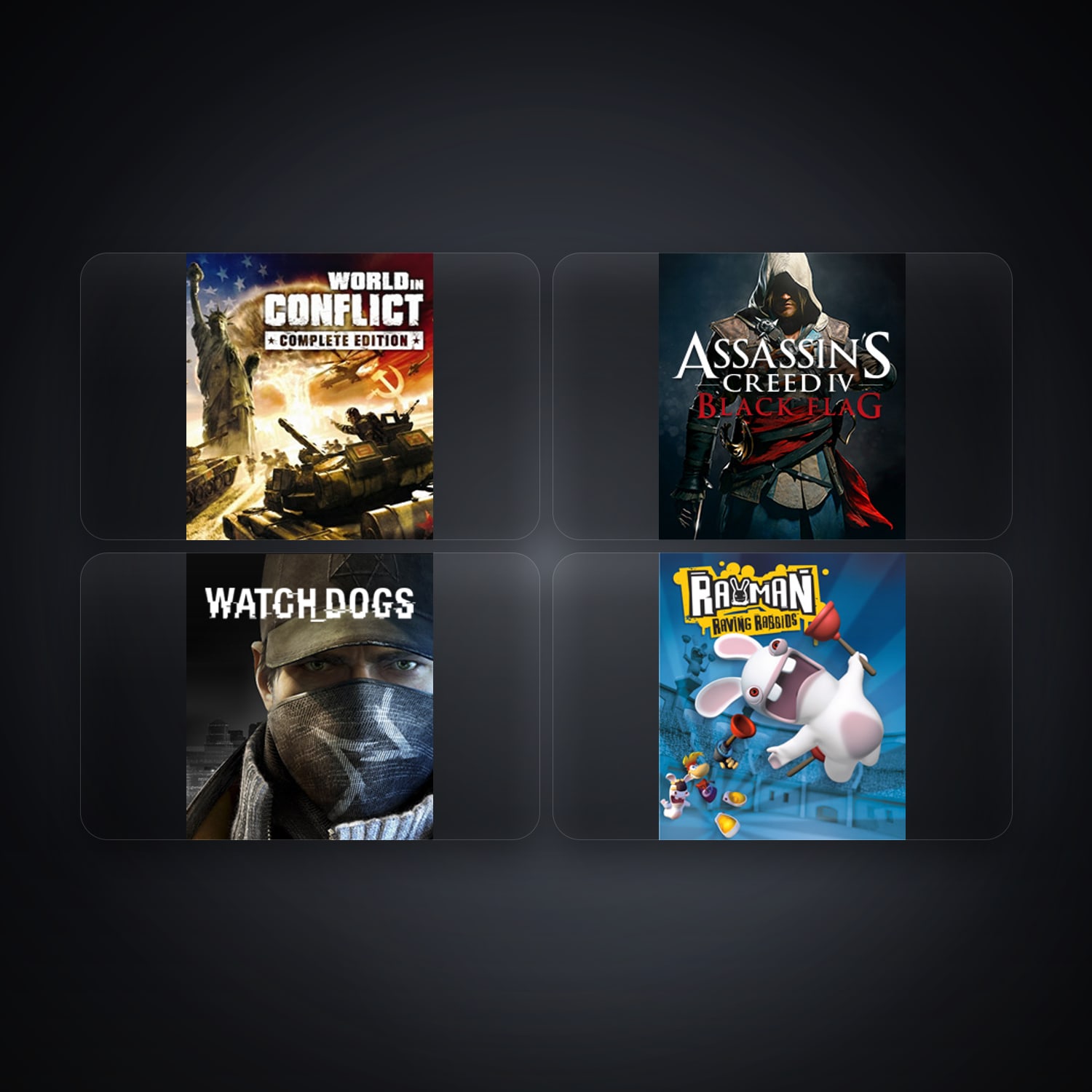 Ubisoft account — World In Conflict + Assassin’s Creed IV Black Flag — PE — 4 games — HabibiAccounts