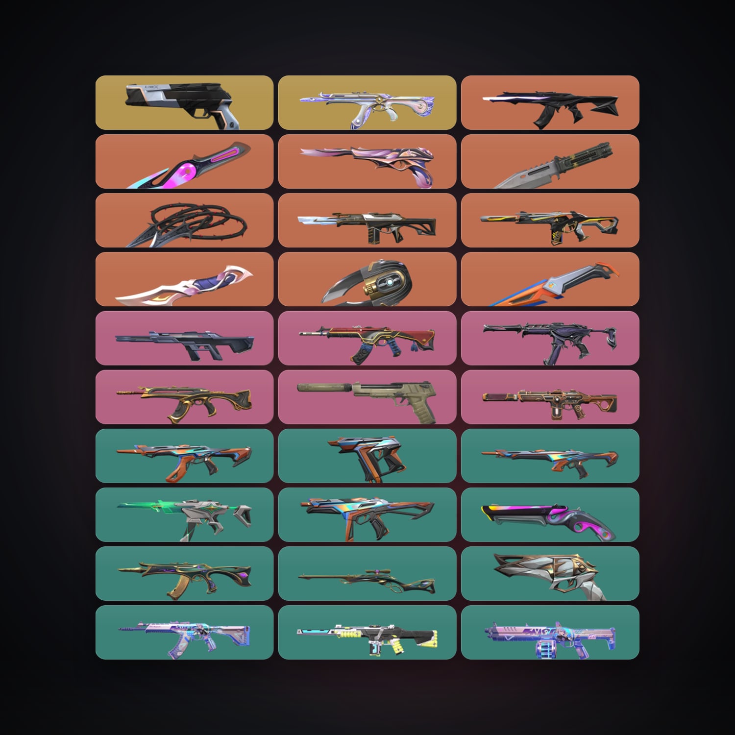 NA Iron 2 locker — 6 knives, 71 skins, lvl 85 — HabibiAccounts
