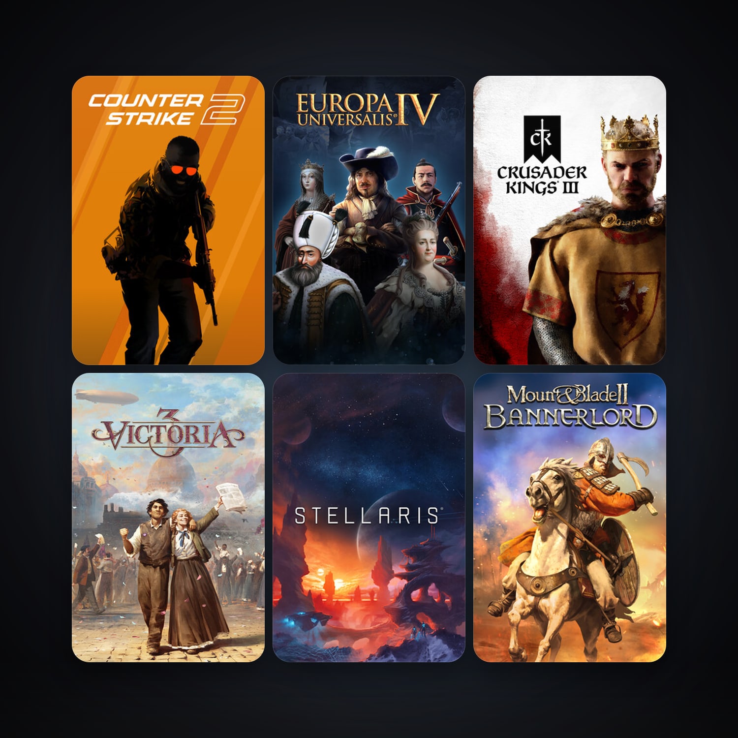 CS2 Prime + Europa Universalis IV, 97 games, clean — HabibiAccounts