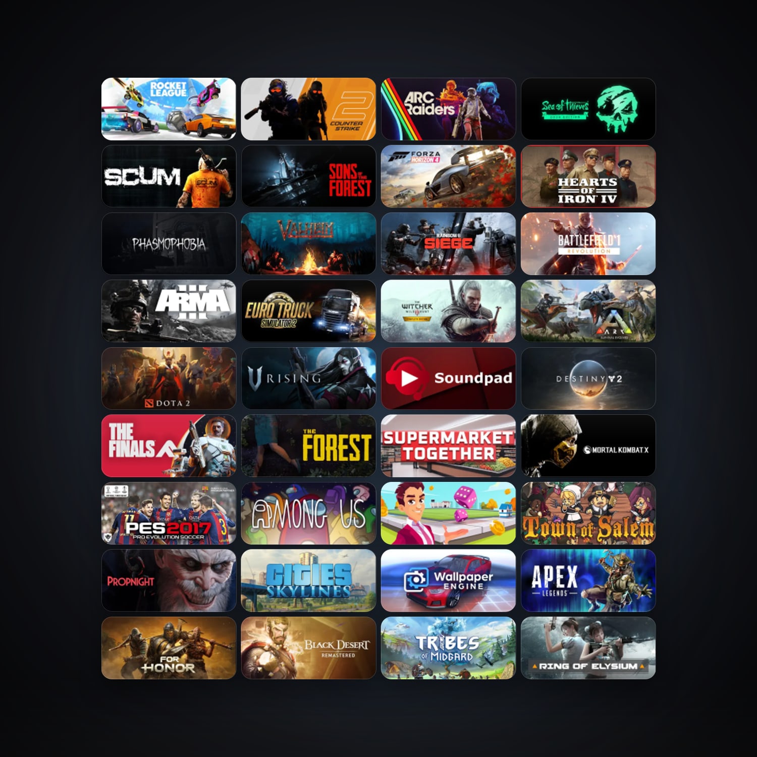 Steam 126 games, Steam 10, clean · 263177783 — HabibiAccounts