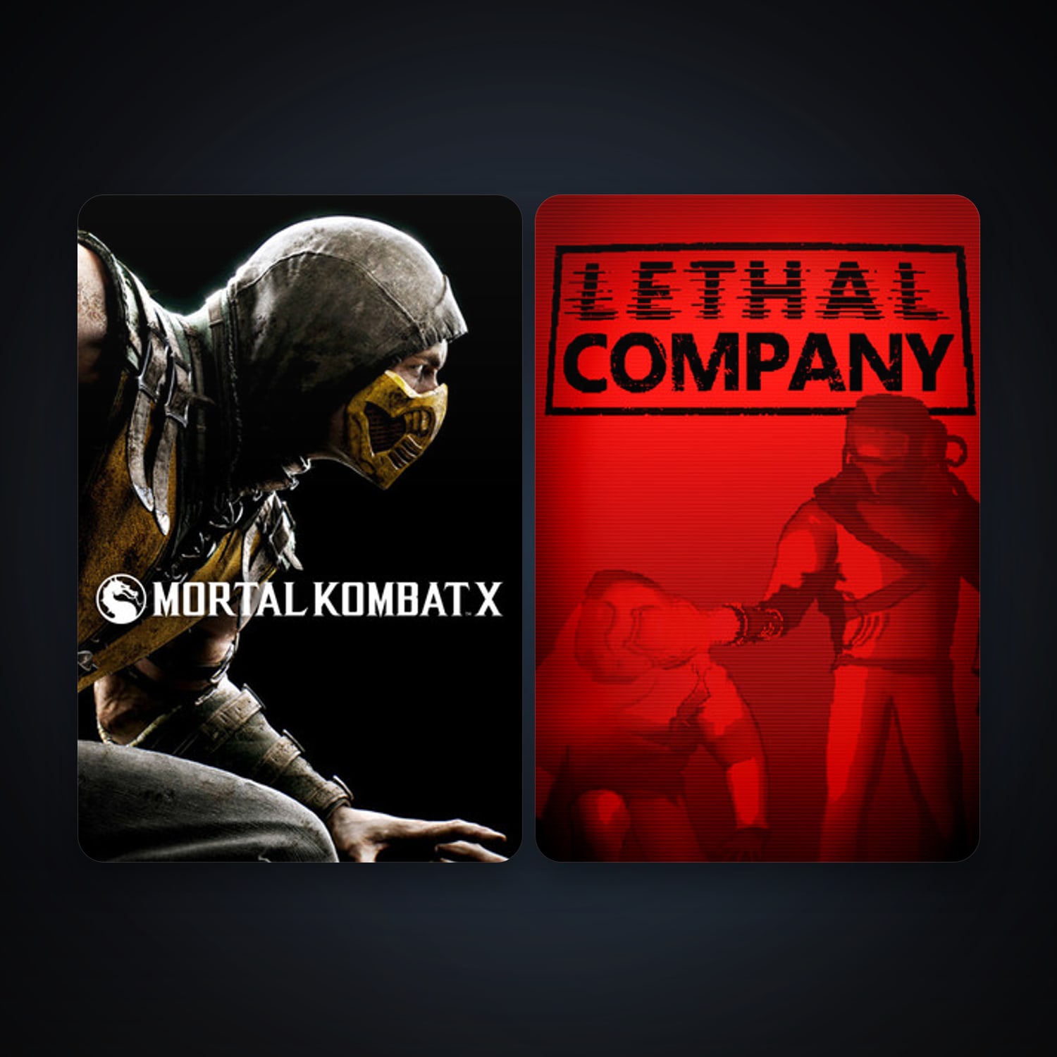 Mortal Kombat X + Lethal Company, 2 games, clean — HabibiAccounts