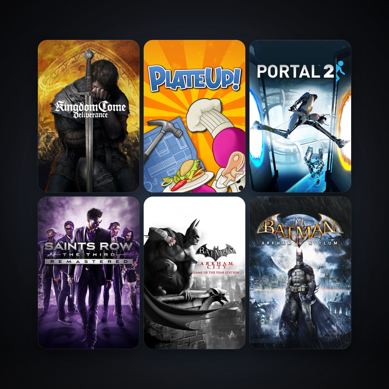 Portal 2 + RAGE, 13 games, clean — HabibiAccounts