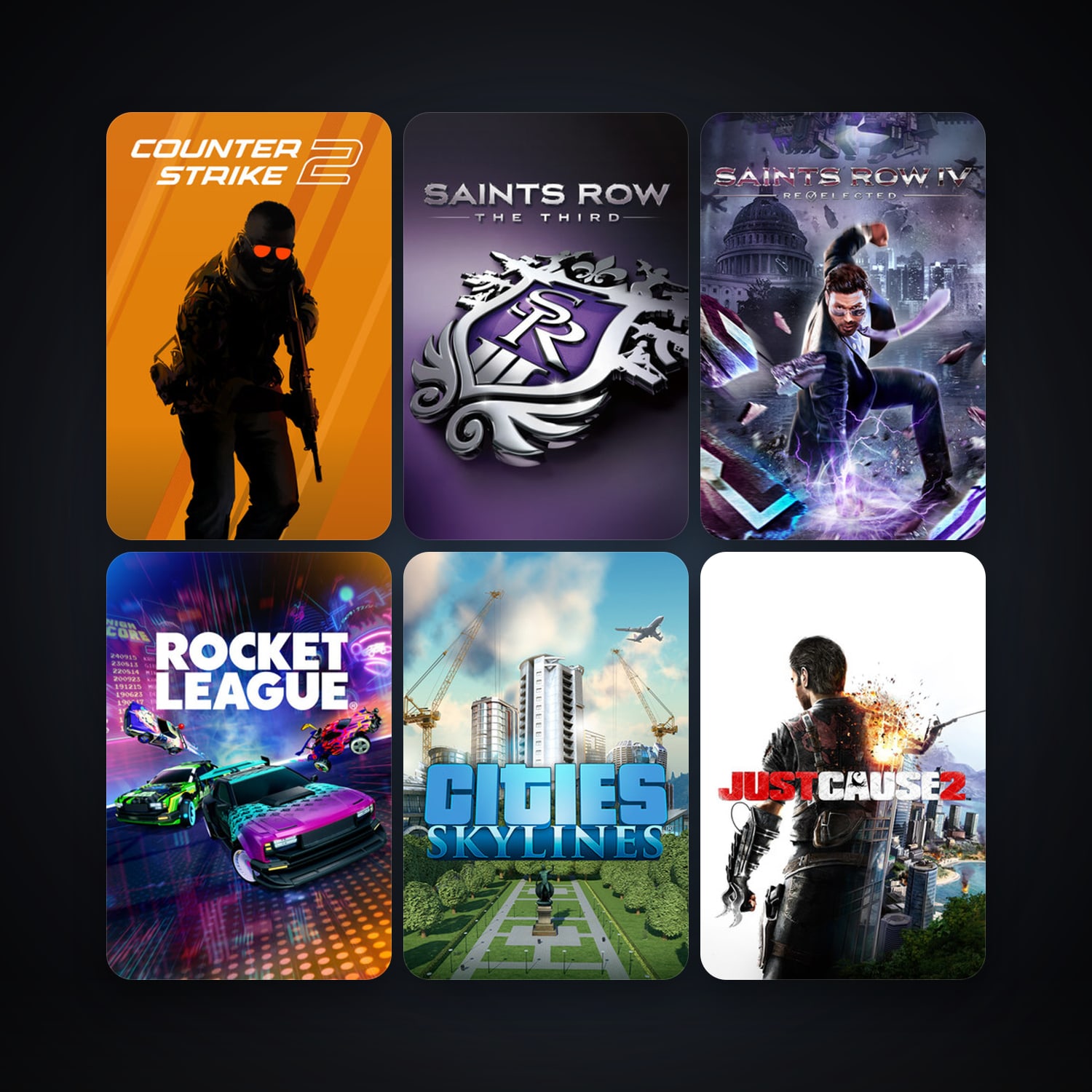 CS2 Prime + Just Cause 2, 49 games, clean — HabibiAccounts