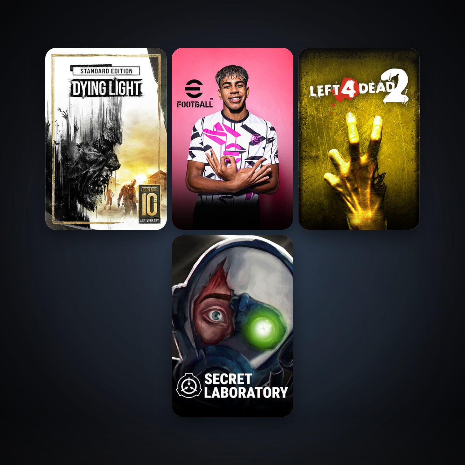 Left 4 Dead 2 + Dying Light, 8 games, clean — HabibiAccounts