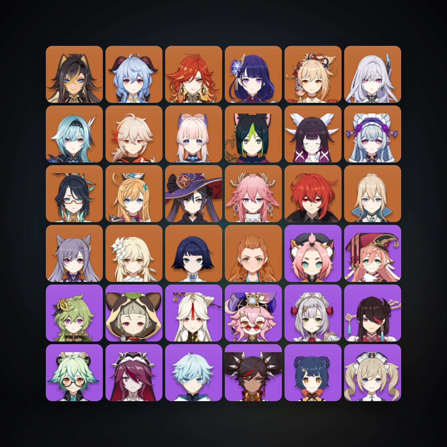 Genshin Impact | AR 56 | 62 Chars | 19× 5★ — HabibiAccounts