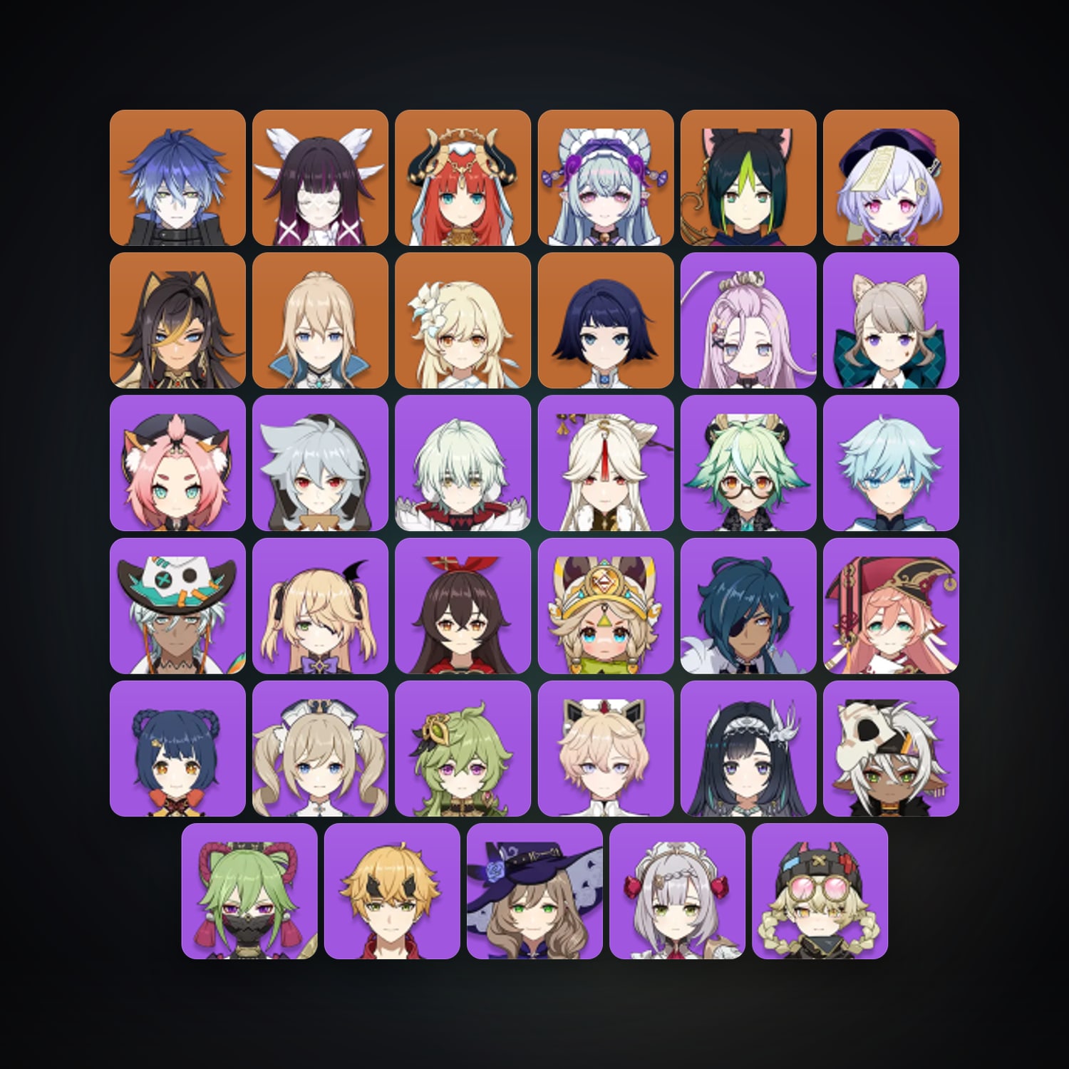Genshin Impact | AR 55 | 37 Chars | 8× 5★ — Genshin / miHoYo Account — HabibiAccounts