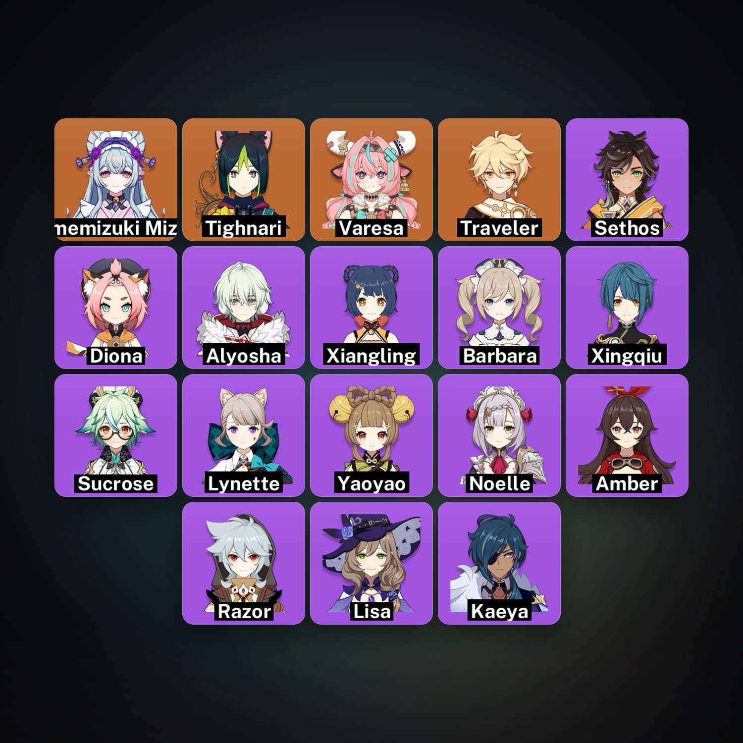 Genshin Impact | AR 34 | 18 Chars | 3× 5★ — Genshin / miHoYo Account — HabibiAccounts