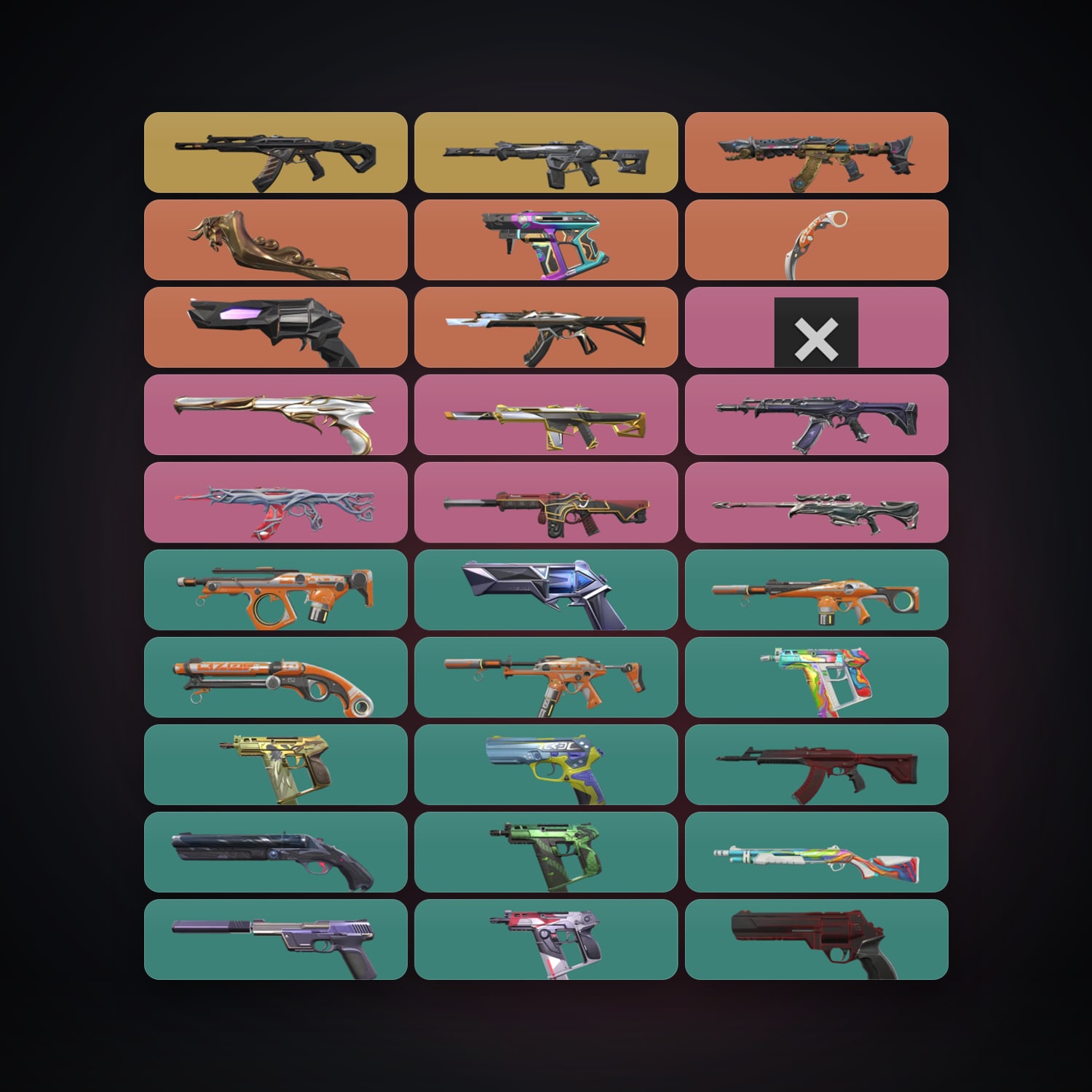 NA Diamond 2 locker — 2 knives, 43 skins, lvl 203 — HabibiAccounts