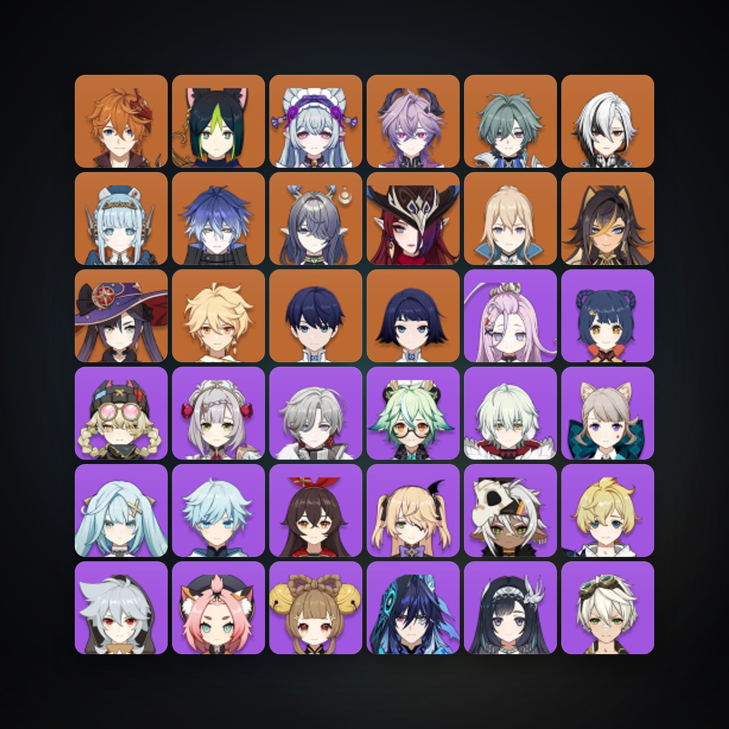 Genshin Impact | AR 56 | 49 Chars | 13× 5★ — Genshin / miHoYo Account — HabibiAccounts