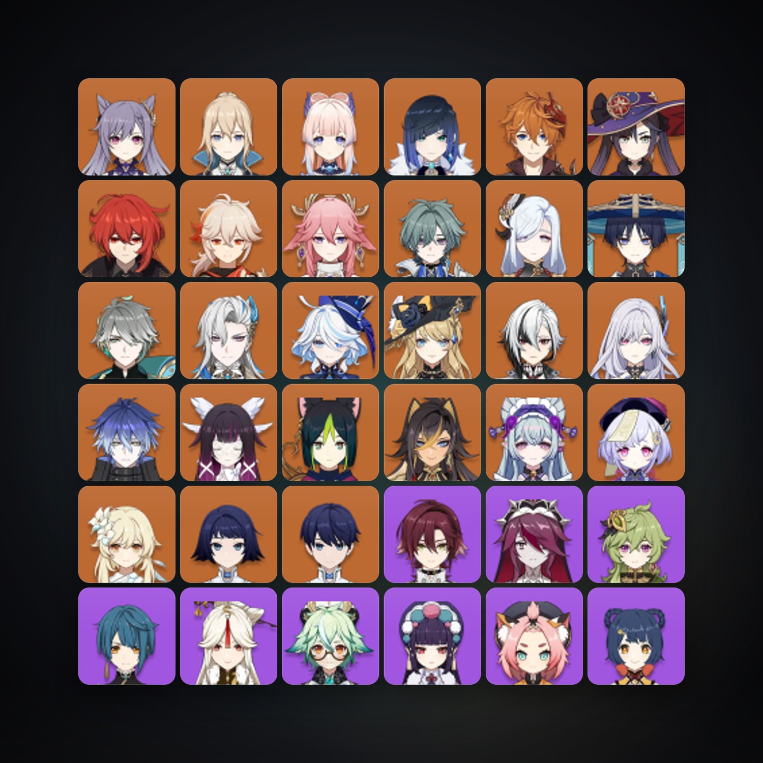 Genshin Impact | AR 60 | 75 Chars | 24× 5★ — Genshin / miHoYo Account — HabibiAccounts