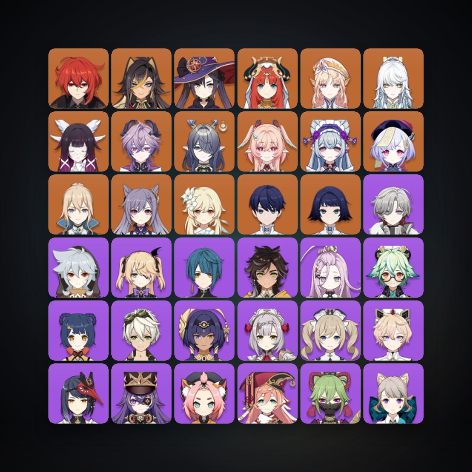 Genshin Impact | AR 58 | 59 Chars | 14× 5★ — Genshin / miHoYo Account — HabibiAccounts